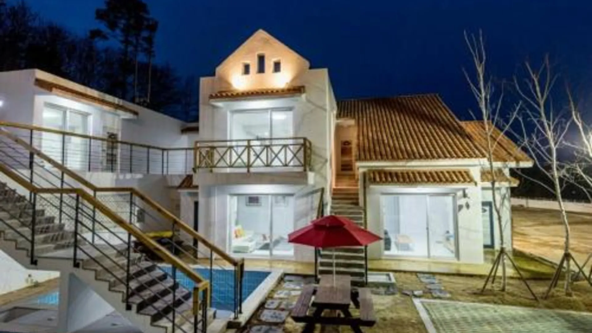 담양 메테오라 펜션 4성급 게스트하우스 수영장