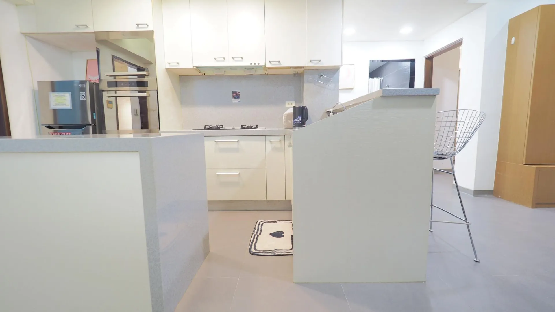 타이베이 쑹산 구의 아파트먼트 (100m², 침실 3개, 프라이빗 욕실 2개) 2성급 싱글룸 전망