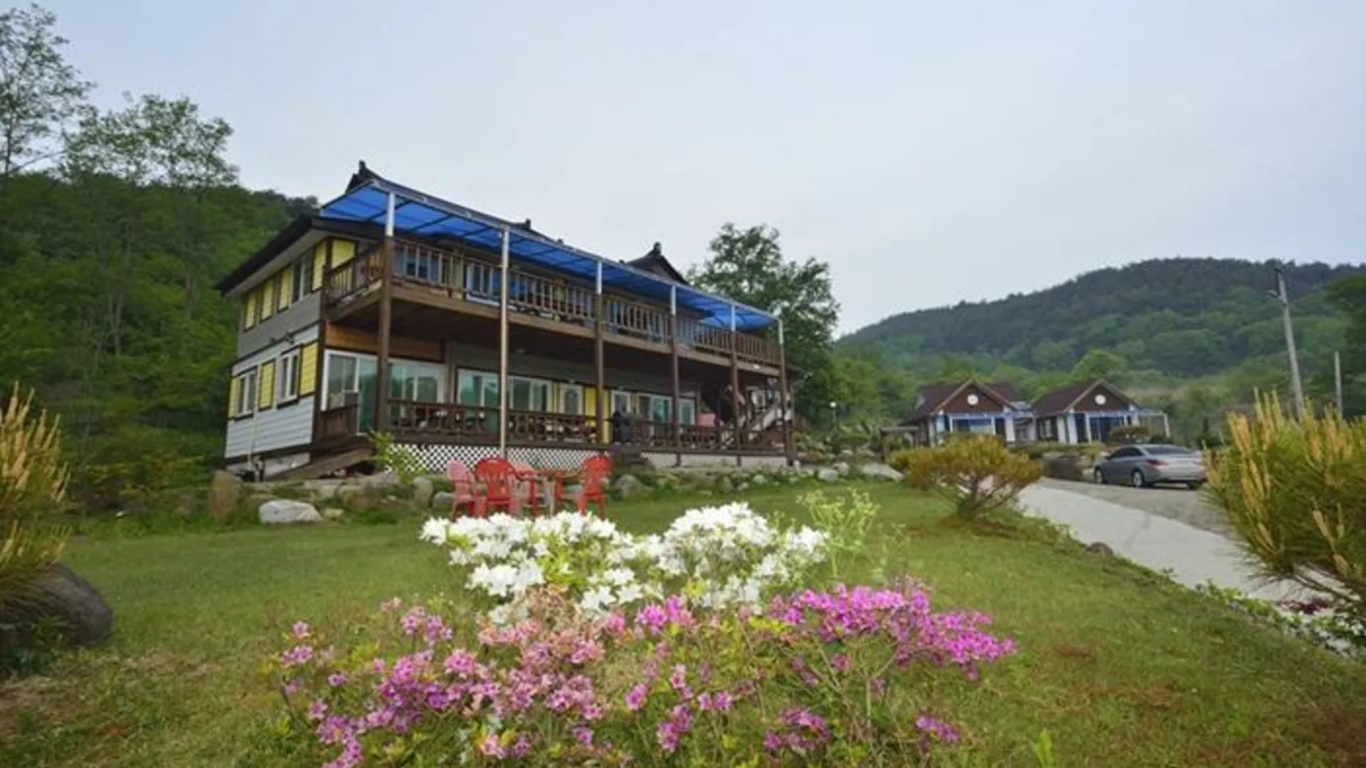 양구 Canaan Ire Garden Pension 2성급 게스트하우스 수영장