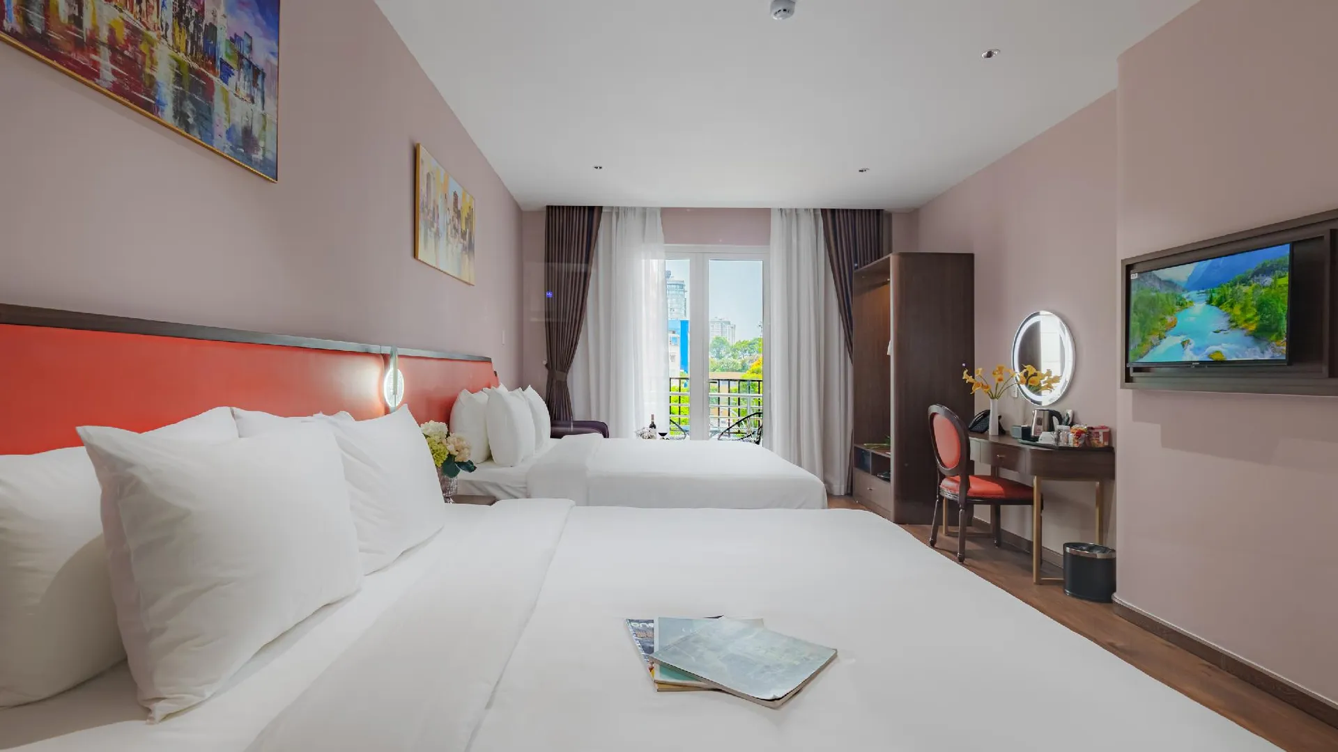 호치민 살루트 사이공 호텔 앤 스파 4성급 호텔 스위트룸