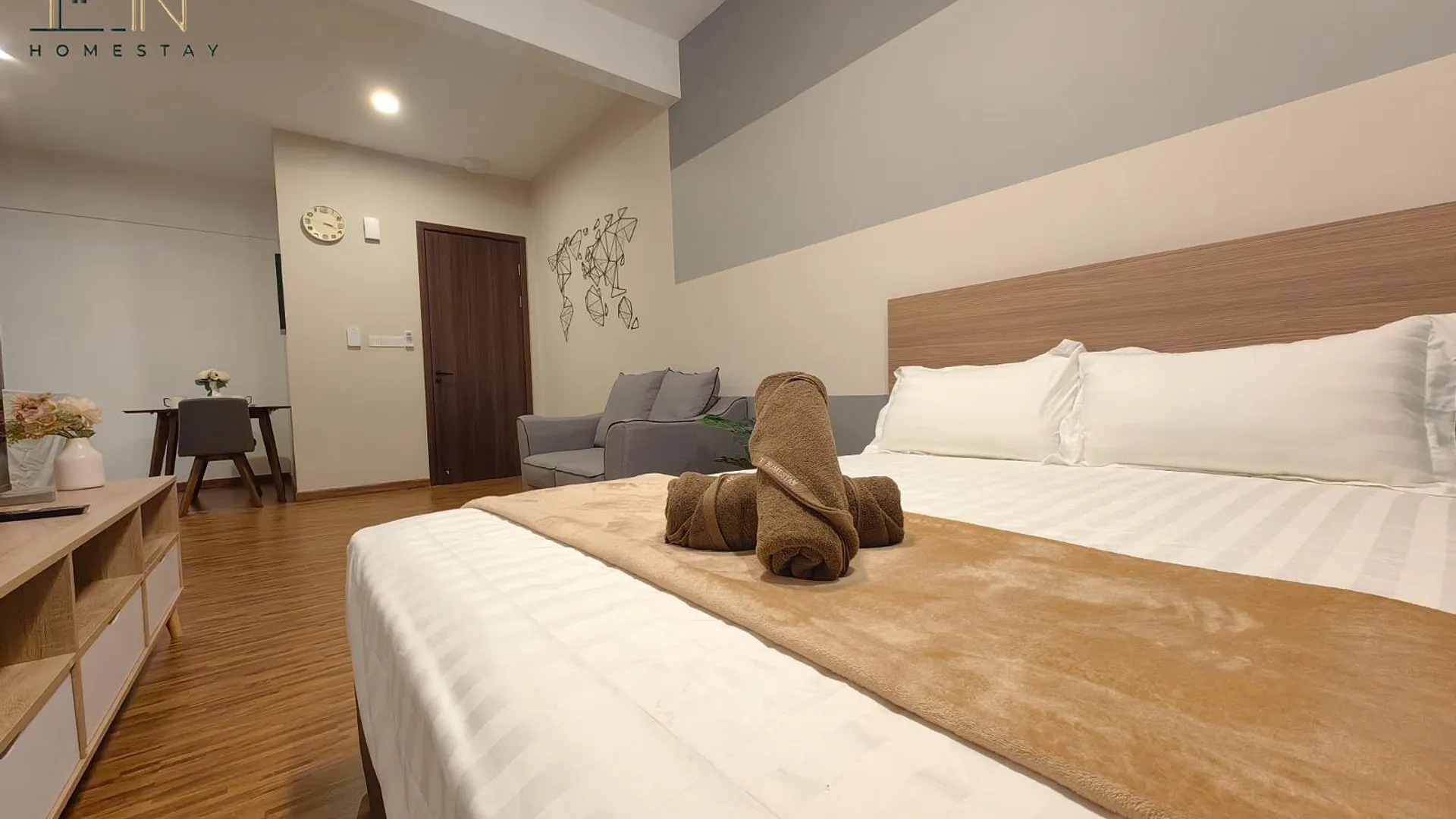 코타키나발루 크파얀의 스튜디오 아파트먼트 (50m², 프라이빗 욕실 1개) 3성급 싱글룸 객실