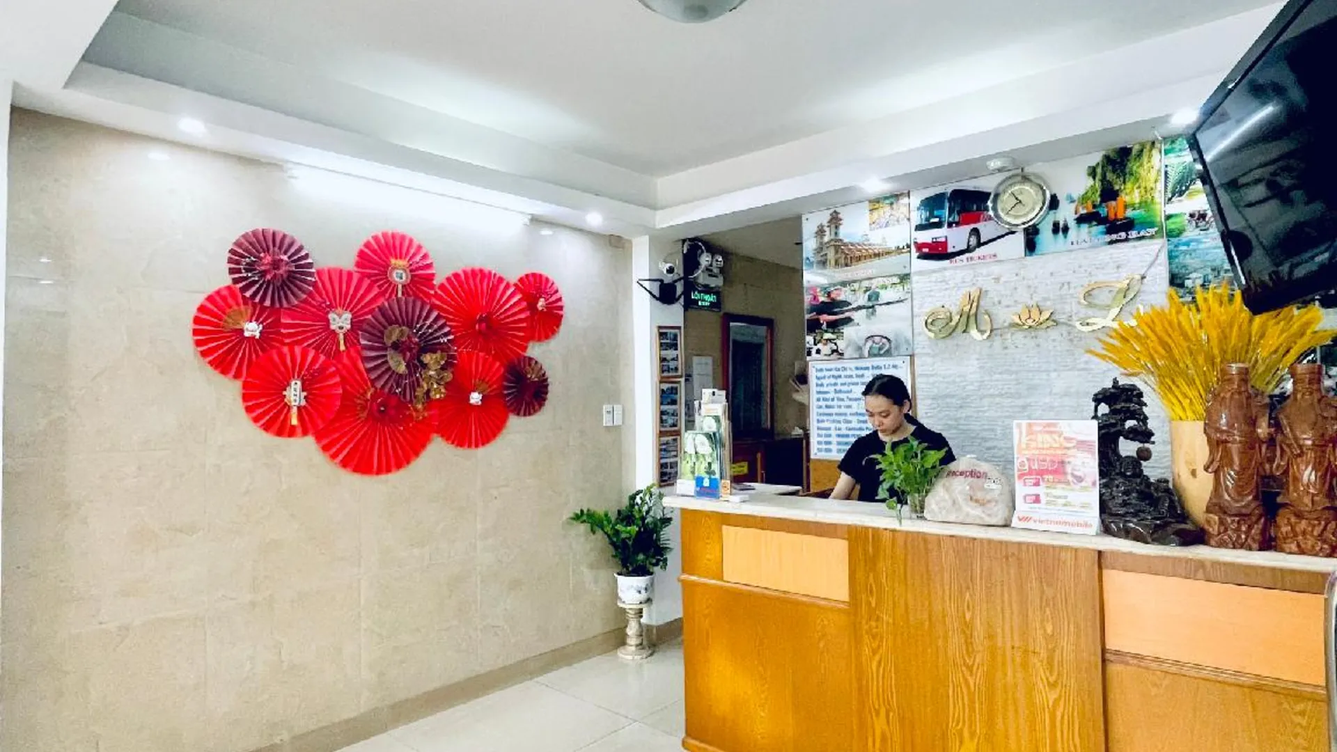 호치민 마리라인 1 호텔 팜응울라오 1성급 호텔 로비