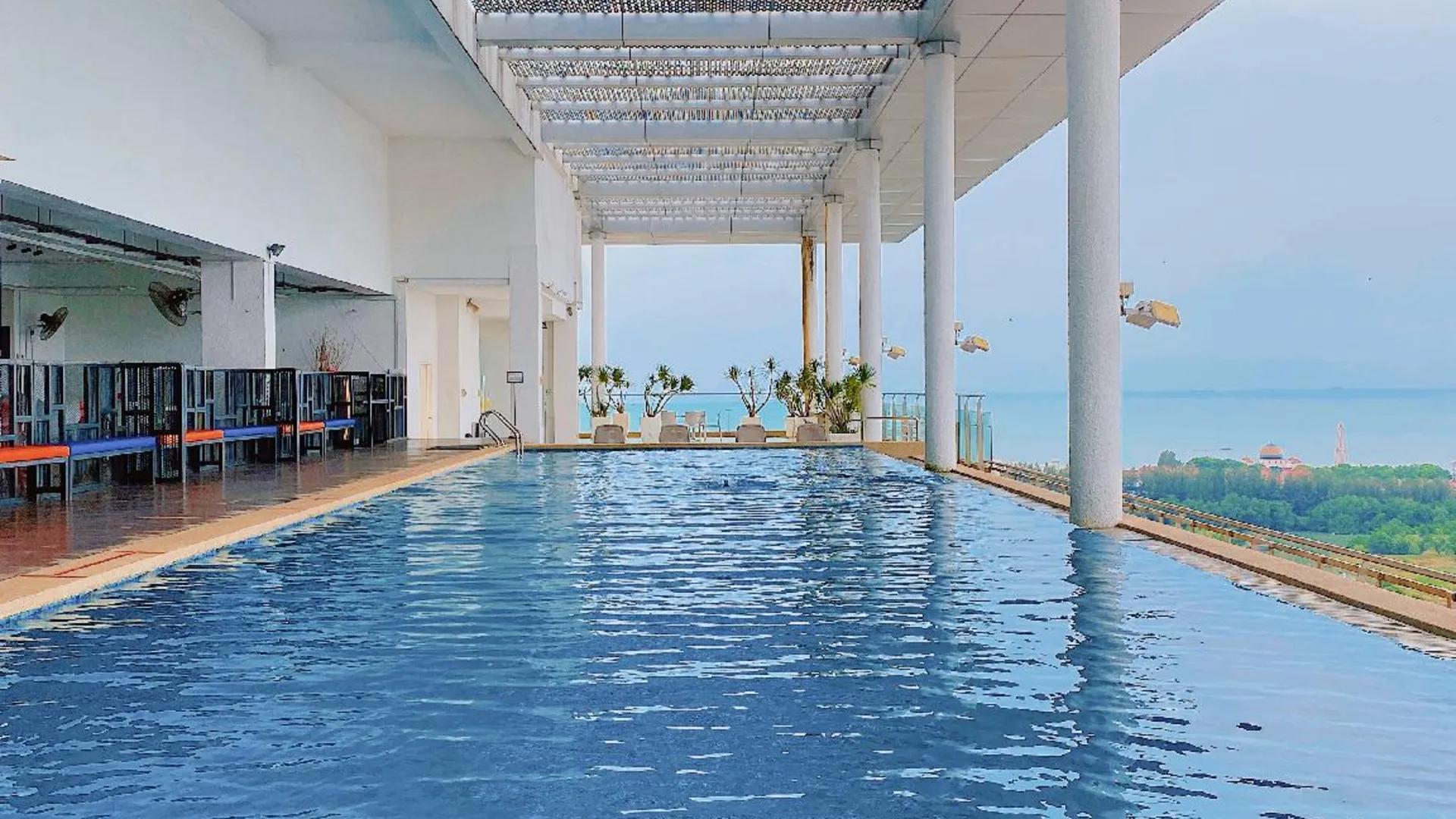 말라카 말라카 시내의 아파트먼트 (63m², 침실 1개, 프라이빗 욕실 1개) 3성급 싱글룸 전망