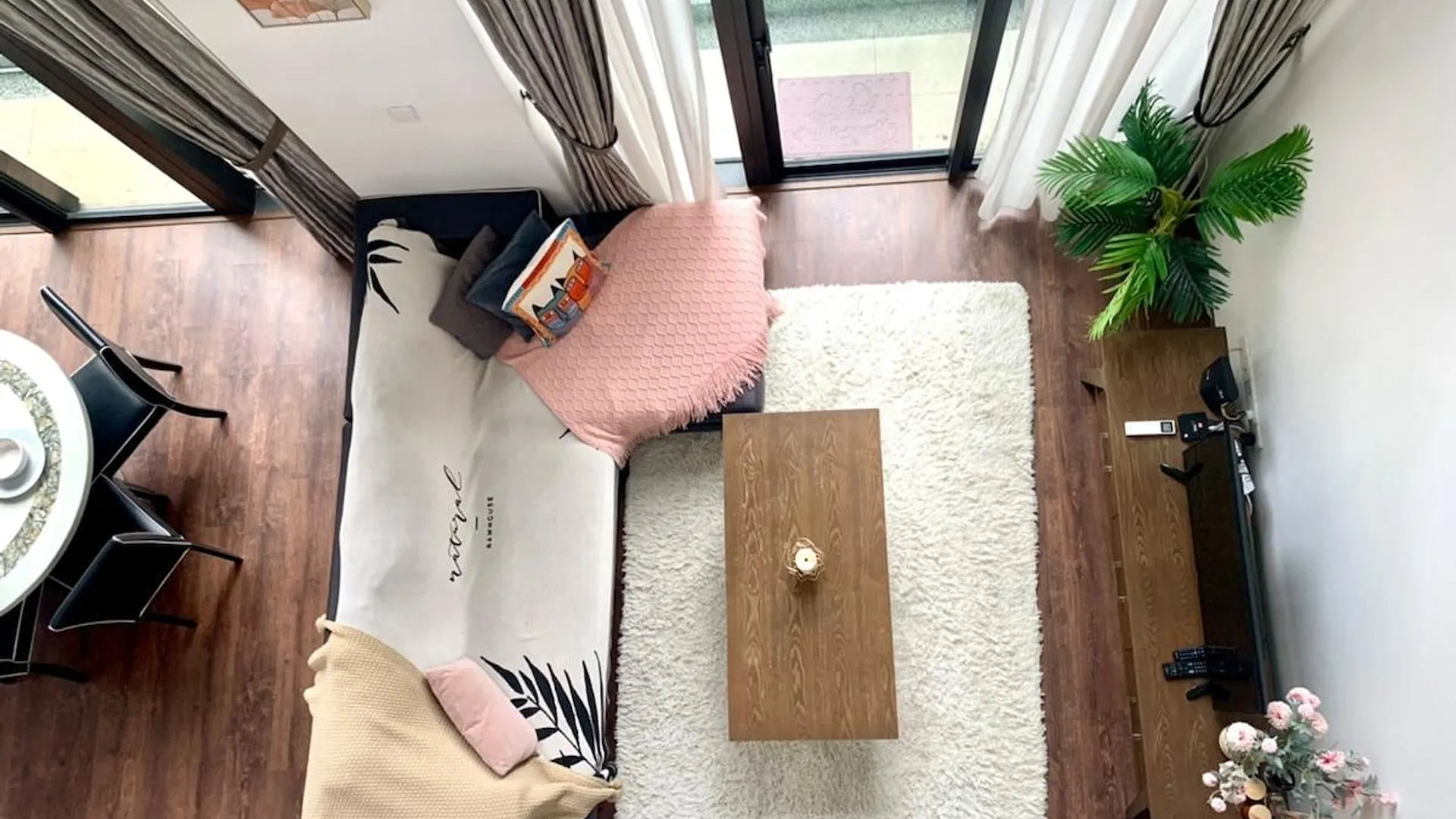 코타키나발루 탄중 아루의 프라이빗 하우스 (104m², 침실 2개, 프라이빗 욕실 2개) 3성급 싱글룸 전망