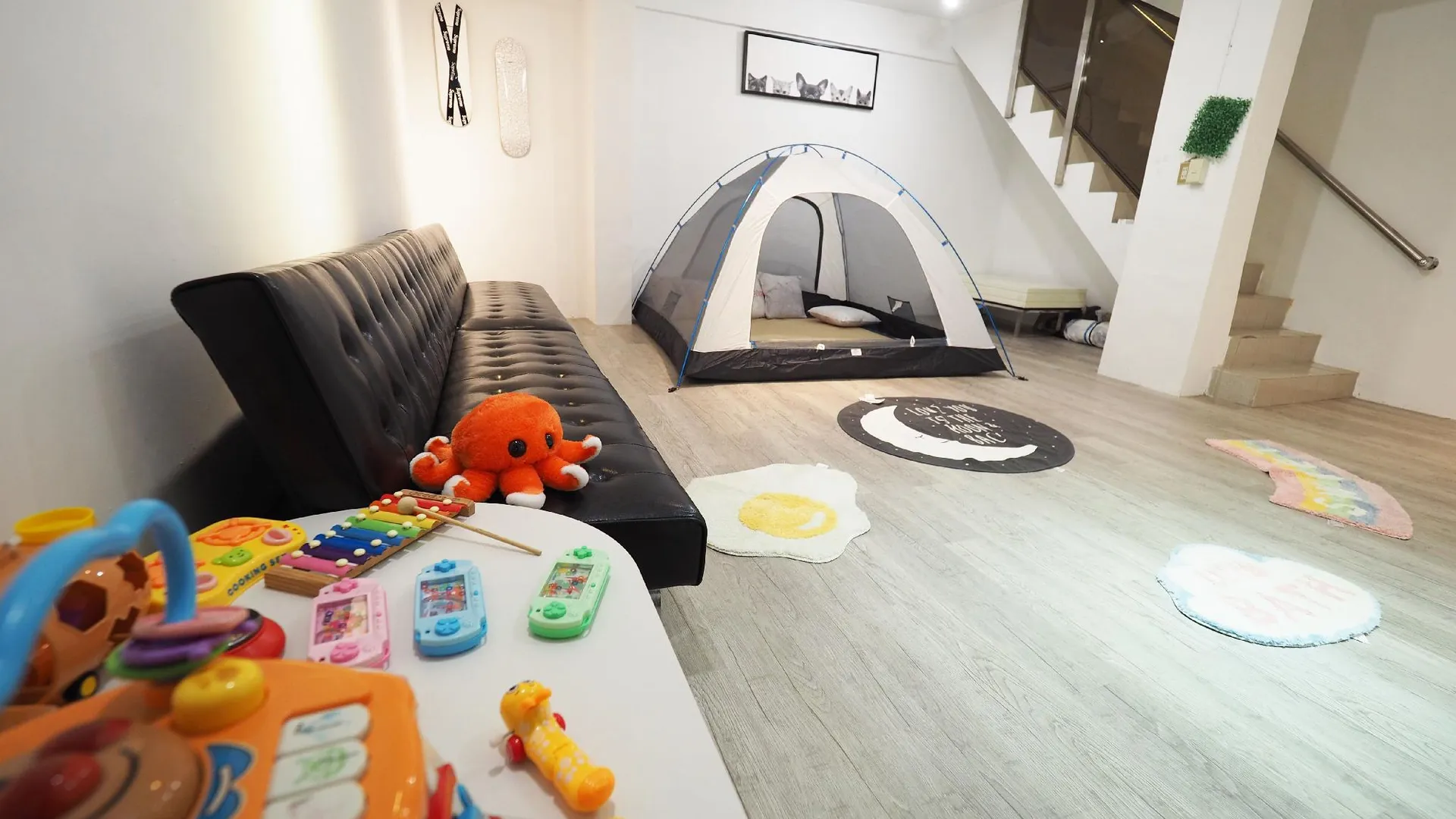 타이베이 다안 구의 아파트먼트 (132m², 침실 4개, 프라이빗 욕실 2개) 2성급 싱글룸 레스토랑