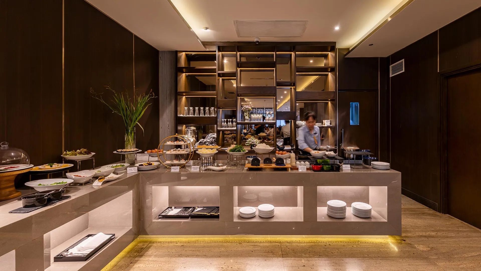 호치민 냣 하 라비시 호텔 3성급 호텔 레스토랑