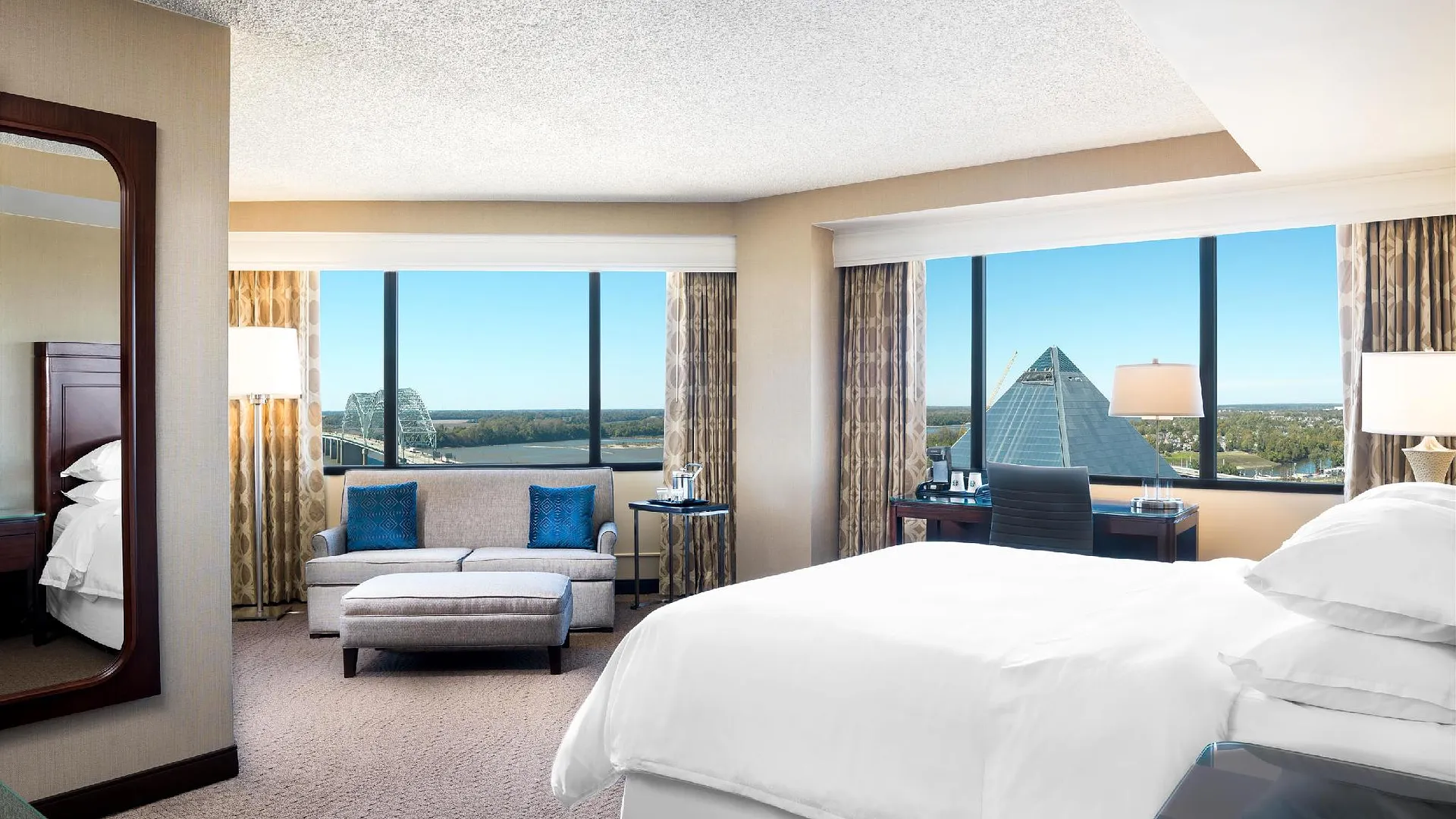 멤피스 (TN) 쉐라톤 멤피스 시내 호텔 4성급 호텔 스위트룸