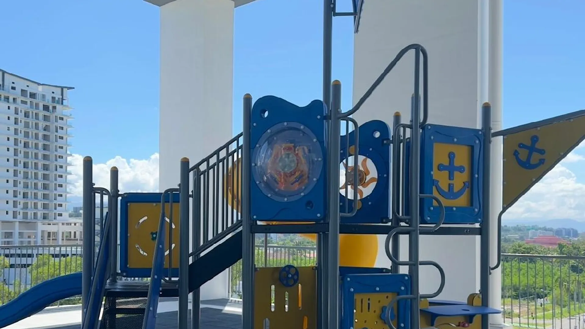 코타키나발루 중심 업무 지구 (CBD)의 아파트먼트 (m², 침실 1개, 프라이빗 욕실 1개) 3성급 싱글룸 전망