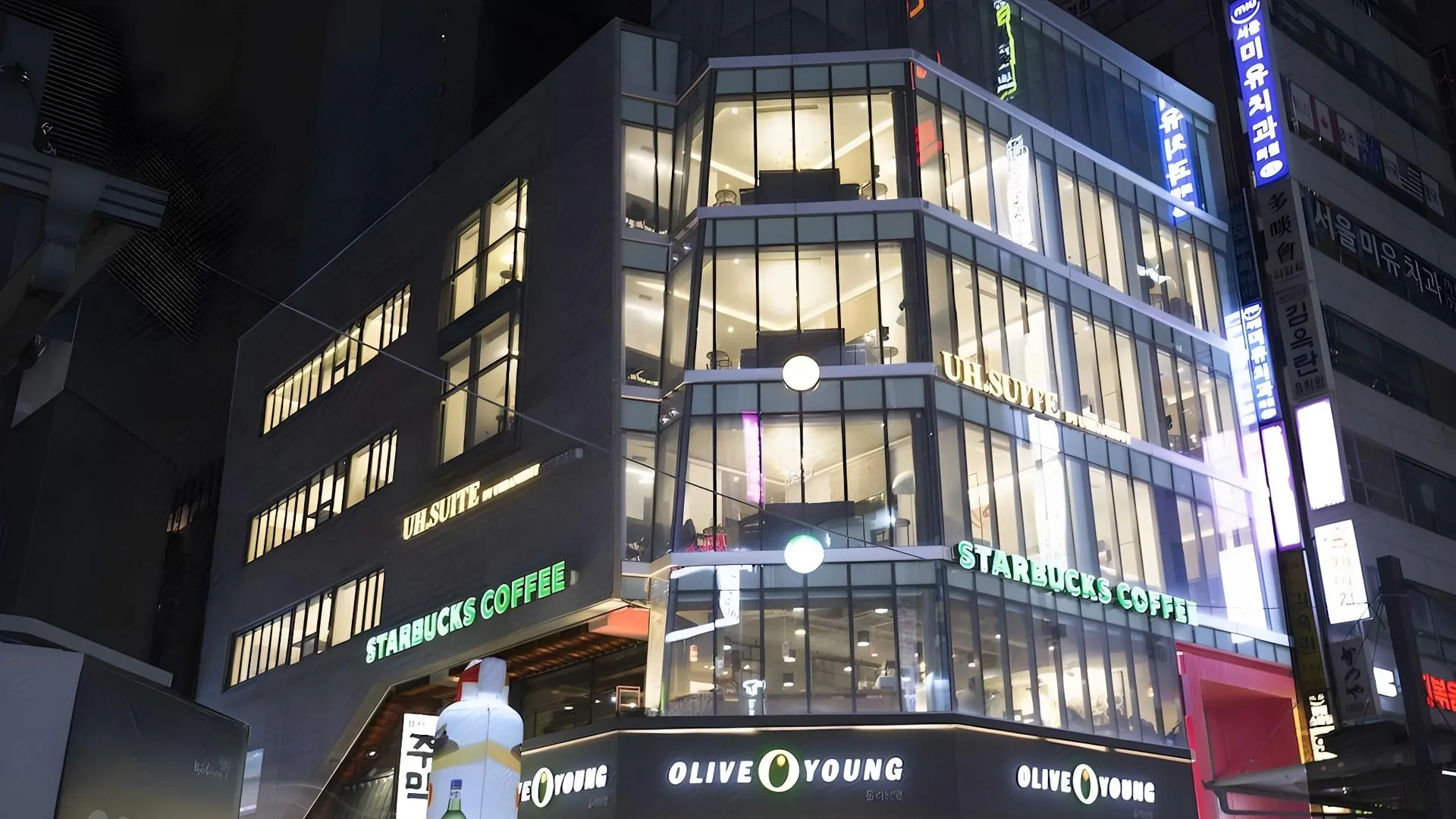 서울 UH 스위트 더 종로 2성급 호텔 전망