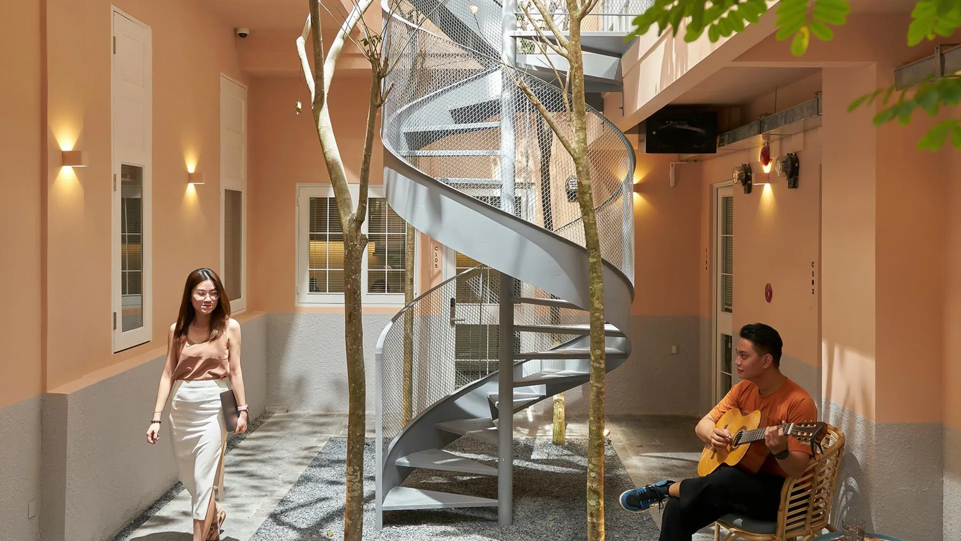 호치민 M 빌리지 리빙 남끼코이응이어 3성급 호텔 객실