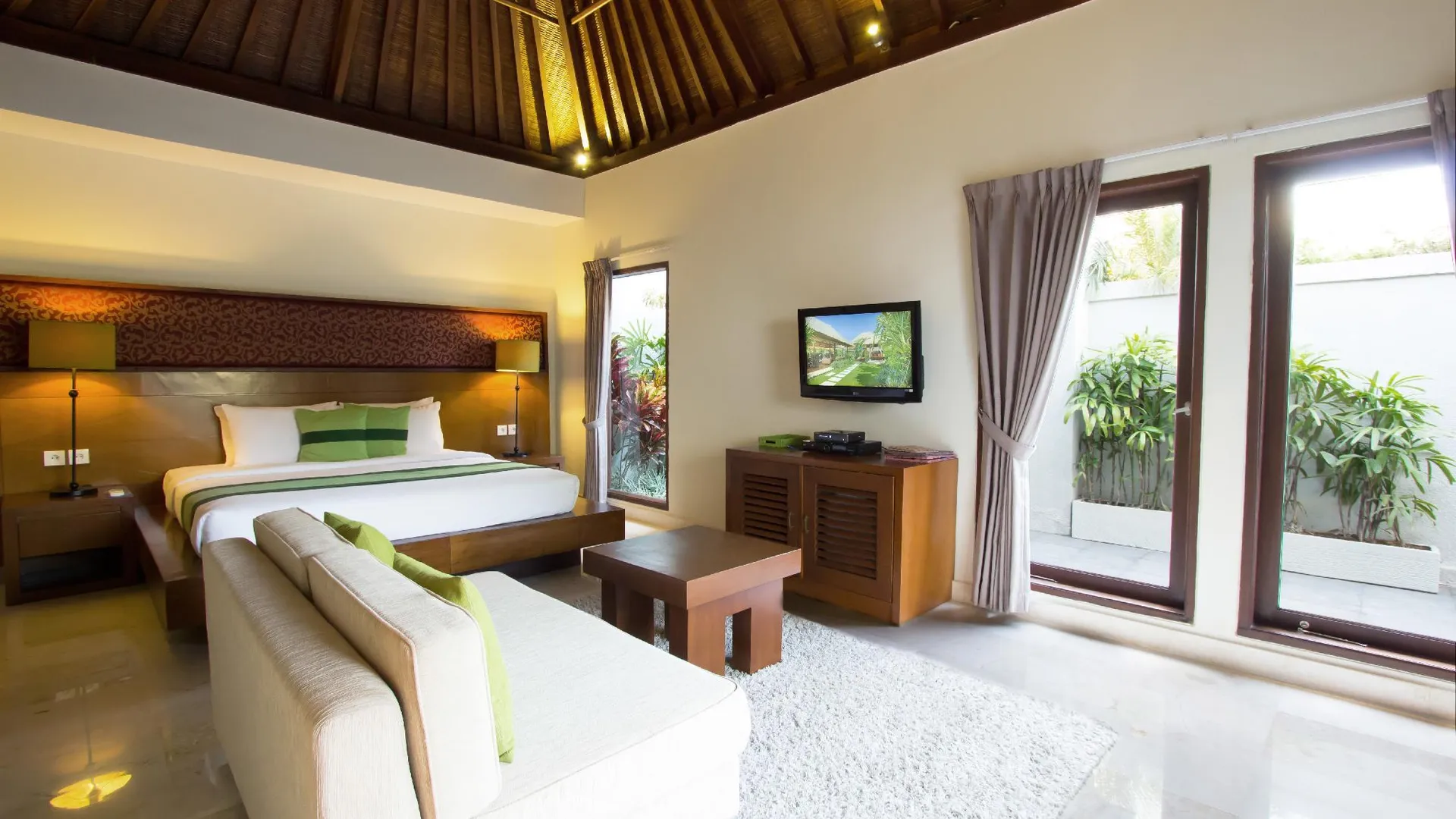 발리 세린 빌라 4성급 호텔 전망