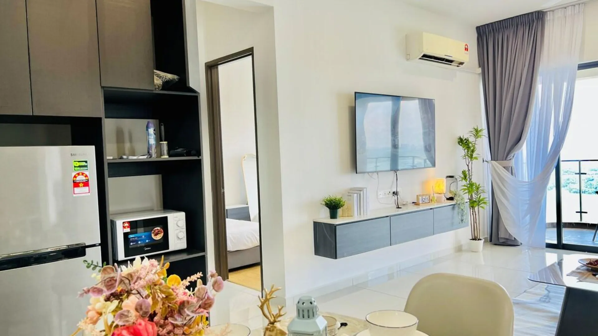 조호바루 / 조호르바루 당가베이의 프라이빗 하우스 (100m², 침실 4개, 프라이빗 욕실 3개) 3성급 싱글룸 레스토랑