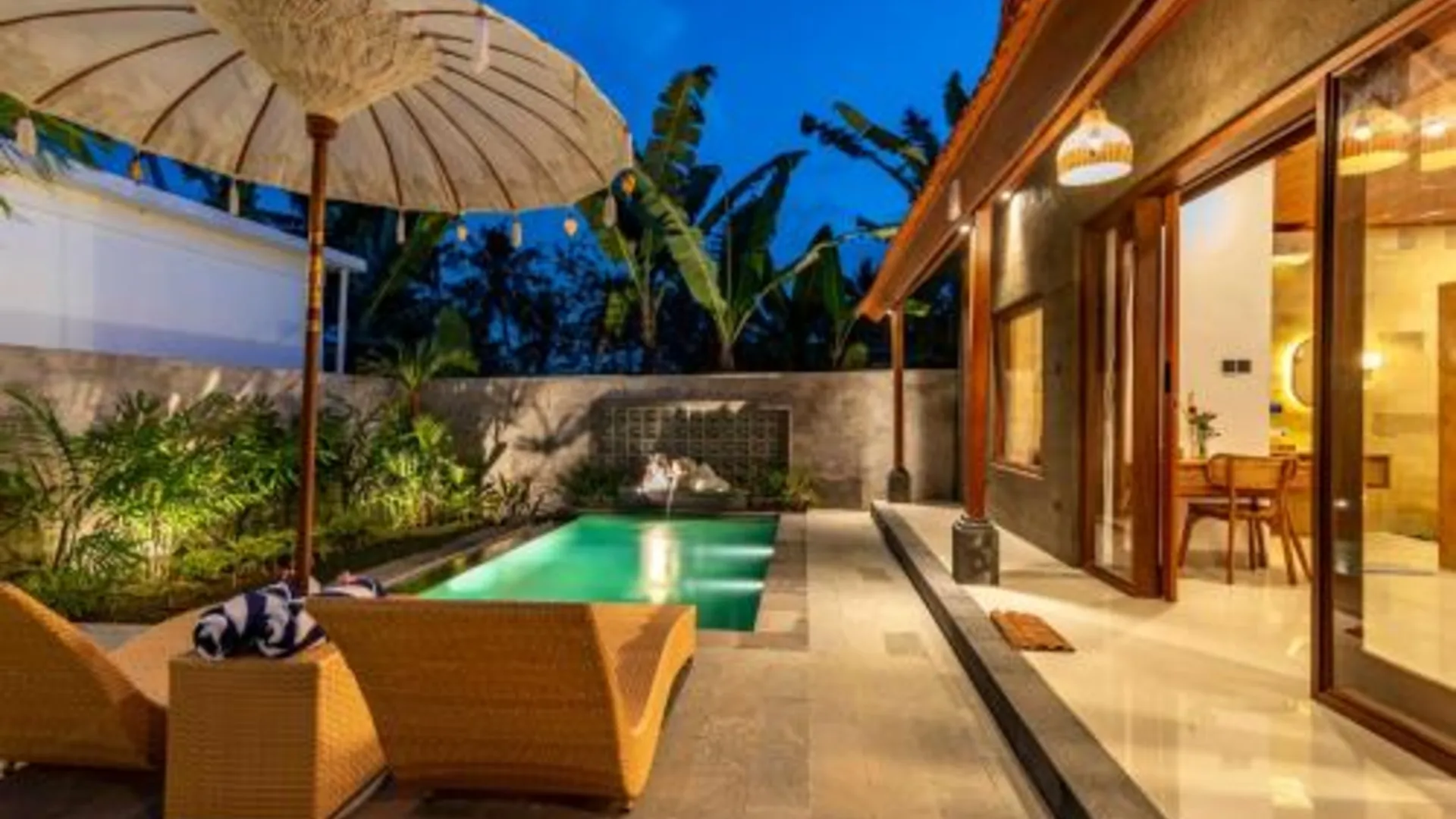발리 Jatining Ubud Villa & Spa 호텔 로비