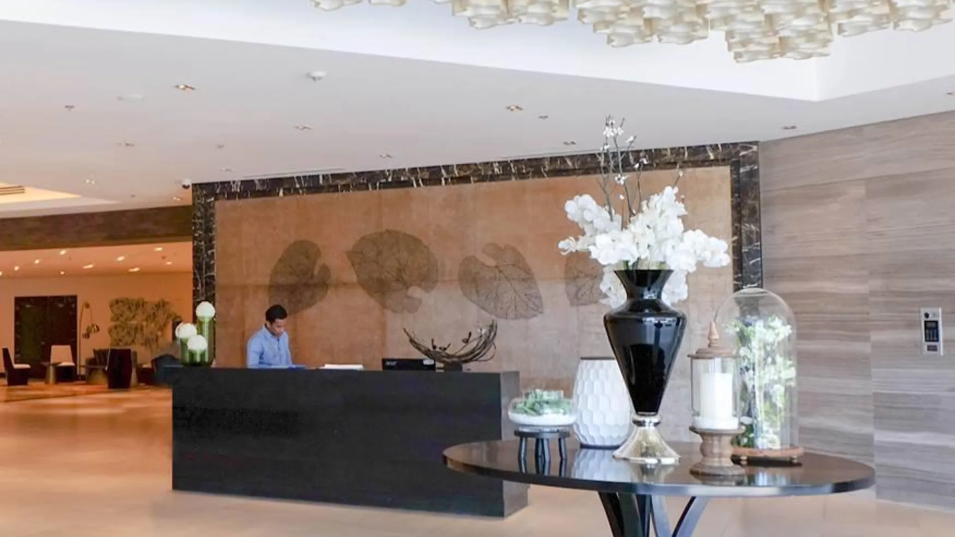 세부 막탄 섬의 아파트먼트 (39m², 침실 1개, 프라이빗 욕실 1개) 4성급 싱글룸 로비