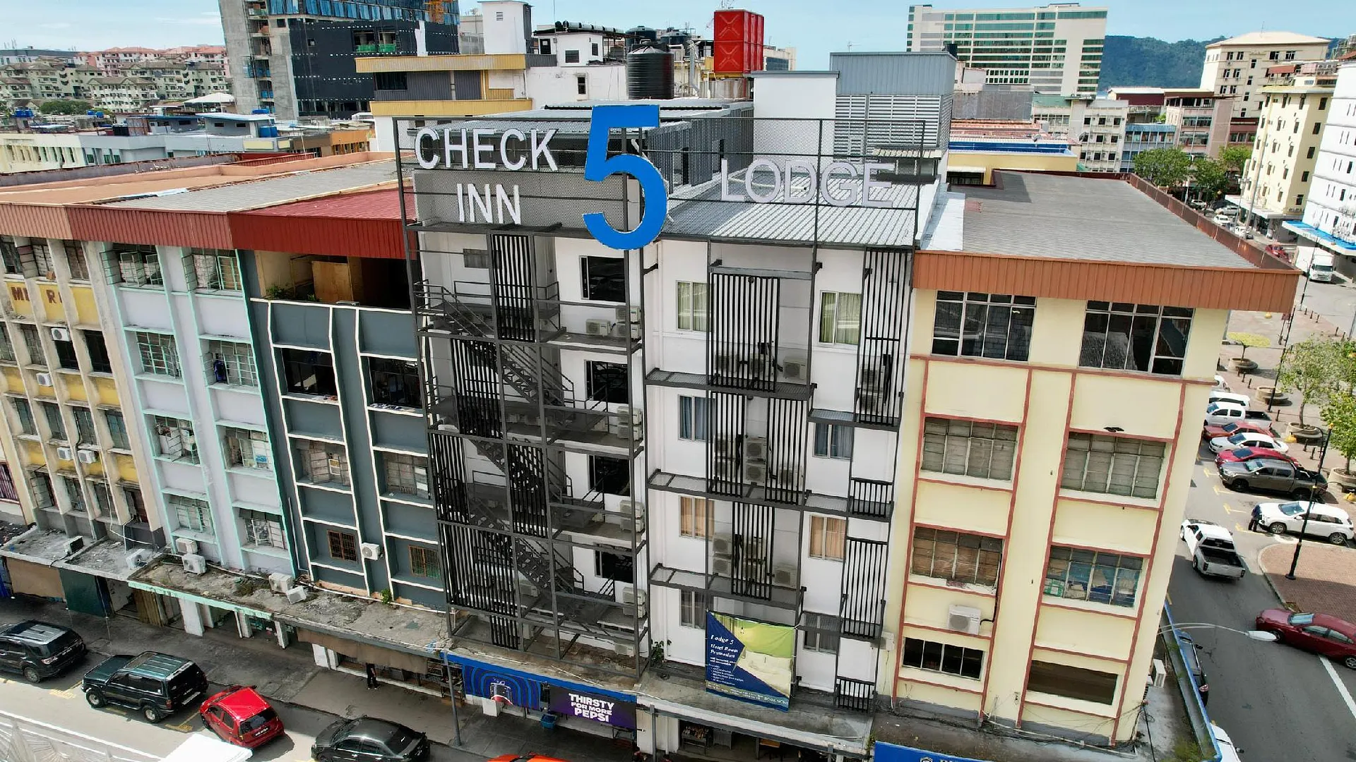 코타키나발루 체크인 5 4성급 호텔 전망