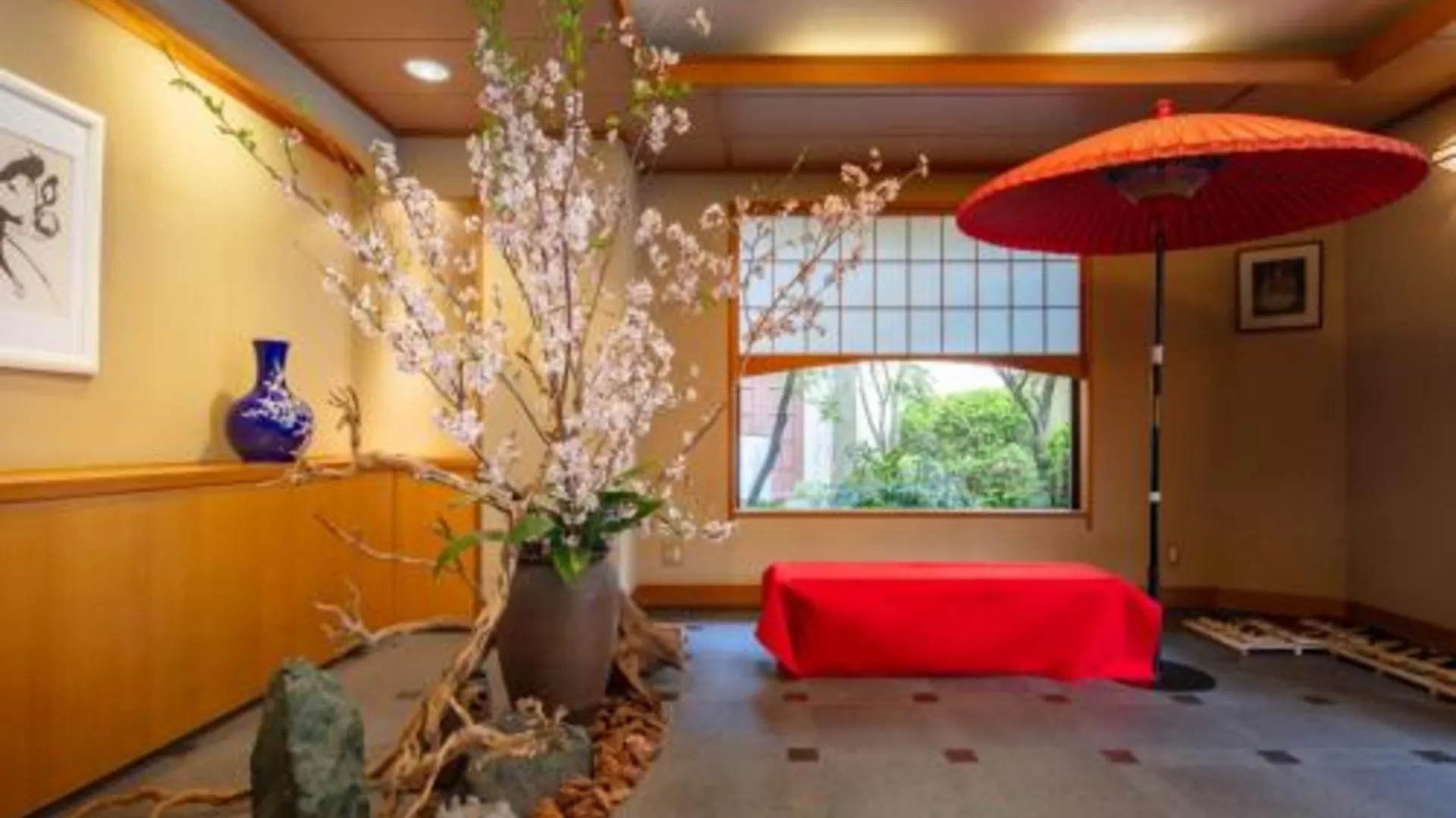 교토 기온 료칸 가라쿠 4성급 호텔 전망