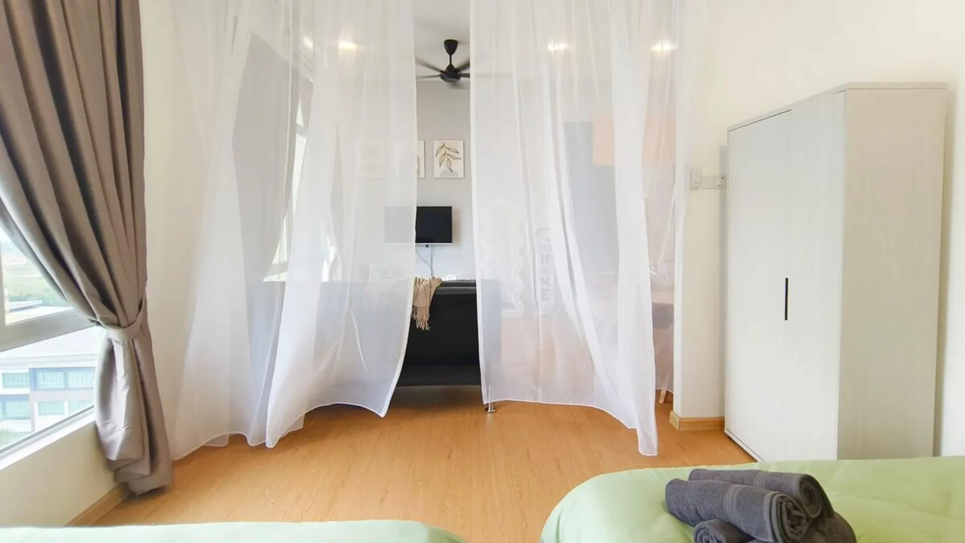 쿠안탄 반다르 인데라 마코타의 아파트먼트 (45m², 침실 1개, 프라이빗 욕실 1개) 3성급 게스트하우스 스위트룸