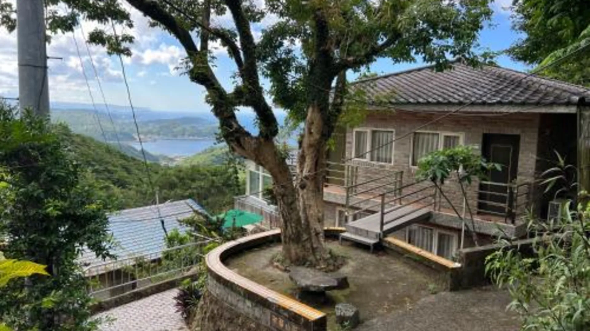 타이베이 九份御華山莊花園景觀民宿 3성급 게스트하우스 레스토랑