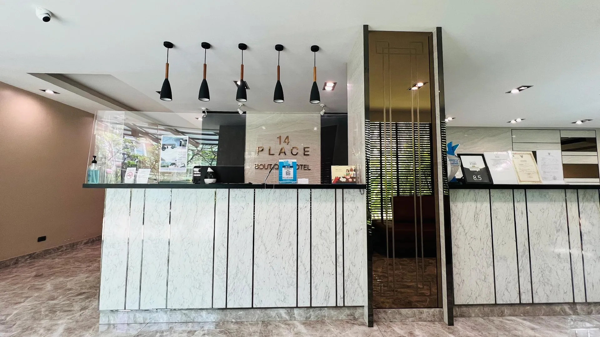 방콕 14 플레이스 3성급 호텔 전망