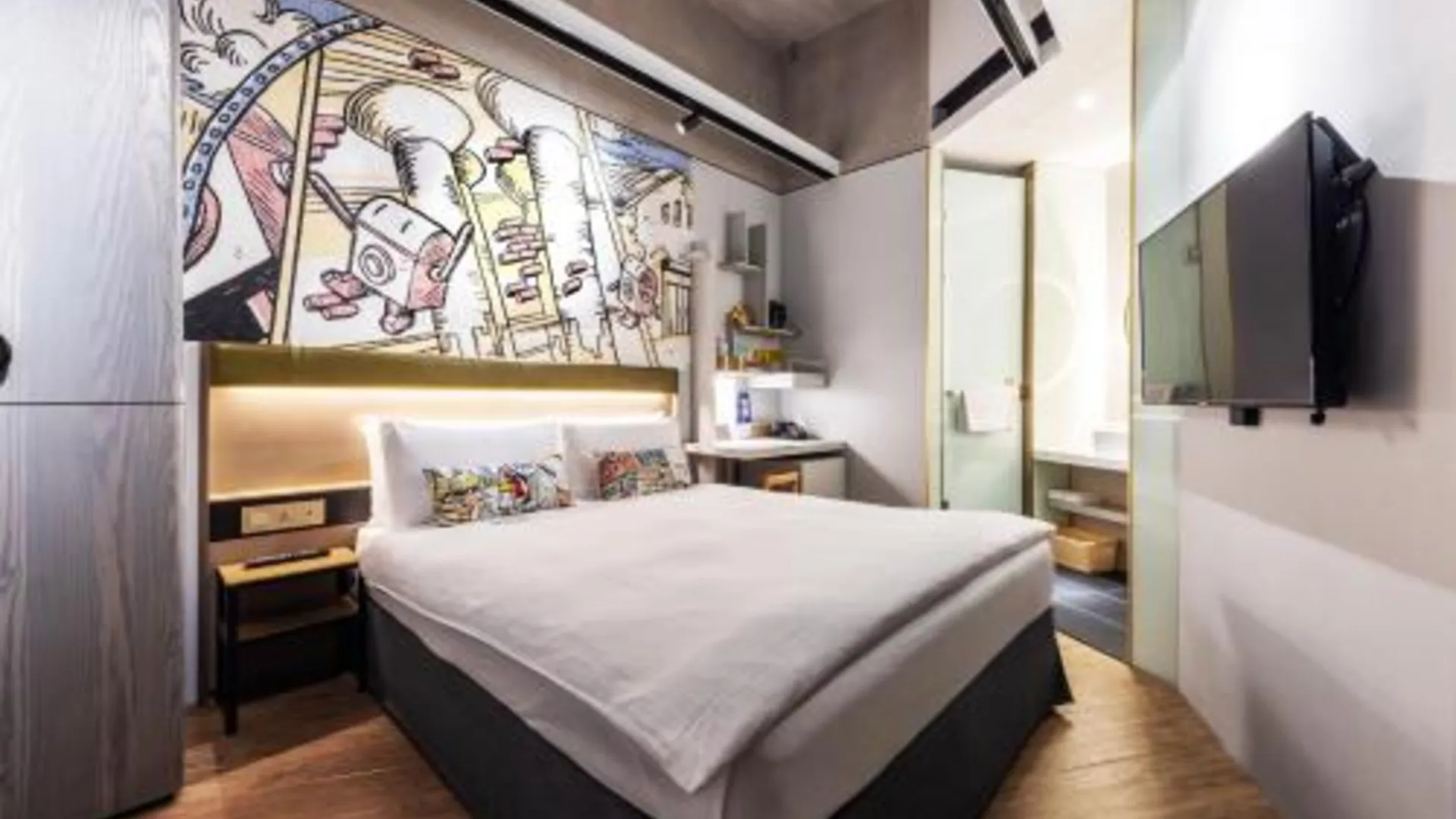 타이베이 화산딘 바이 코스모스 크리에이션 화산 1914 크리에이티브 파크 4성급 호텔 스위트룸