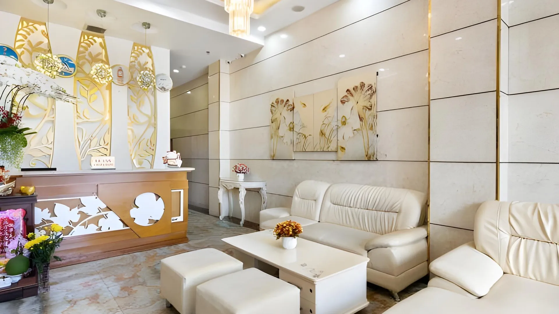 호치민 루나 호텔 사이공 센터 3성급 호텔 로비