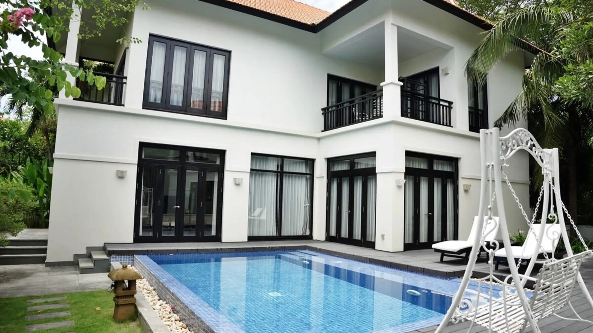 다낭 프억 미의 프라이빗 하우스 (330m², 침실 3개, 프라이빗 욕실 4개) 4성급 싱글룸 객실