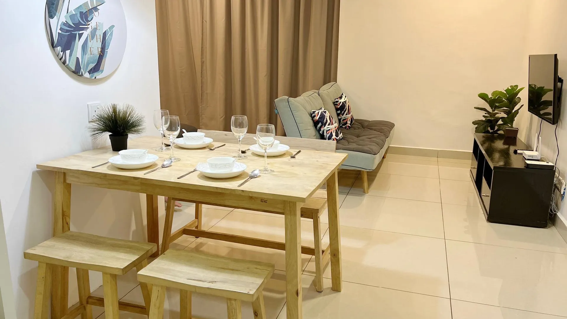 조호바루 / 조호르바루 조호바루의 아파트먼트 (60m², 침실 1개, 프라이빗 욕실 1개) 3성급 싱글룸 객실