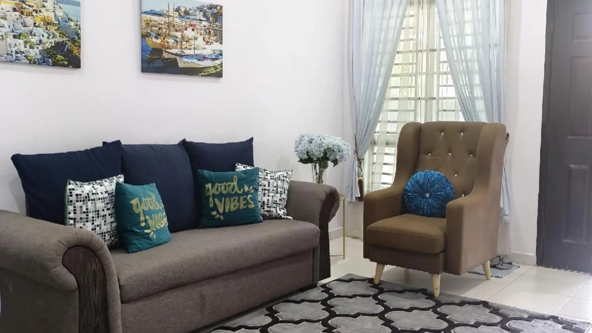 말라카 말라카 시내의 프라이빗 하우스 (1000m², 침실 3개, 프라이빗 욕실 2개) 2성급 싱글룸 객실