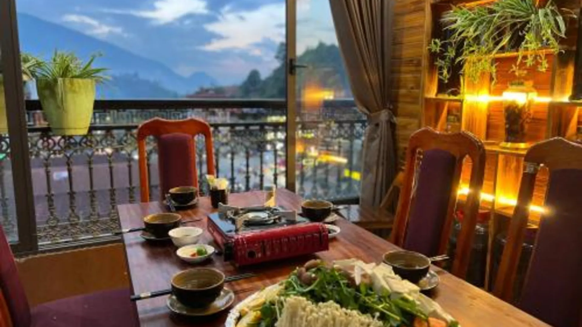 사파 SAPA FULL HOUSE HOTEL 3성급 호텔 전망