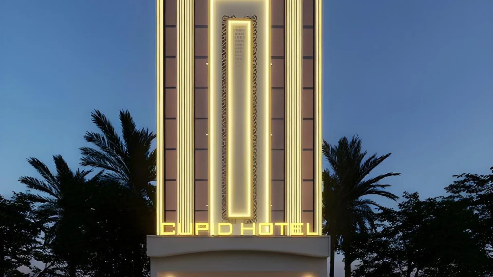 호치민 큐피드 호텔 2성급 호텔 외관