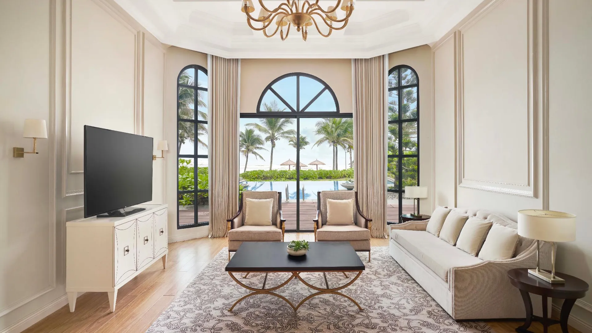 다낭 다낭 메리어트 리조트 앤 스파, 논 누옥 비치 빌라스 5성급 호텔 스위트룸