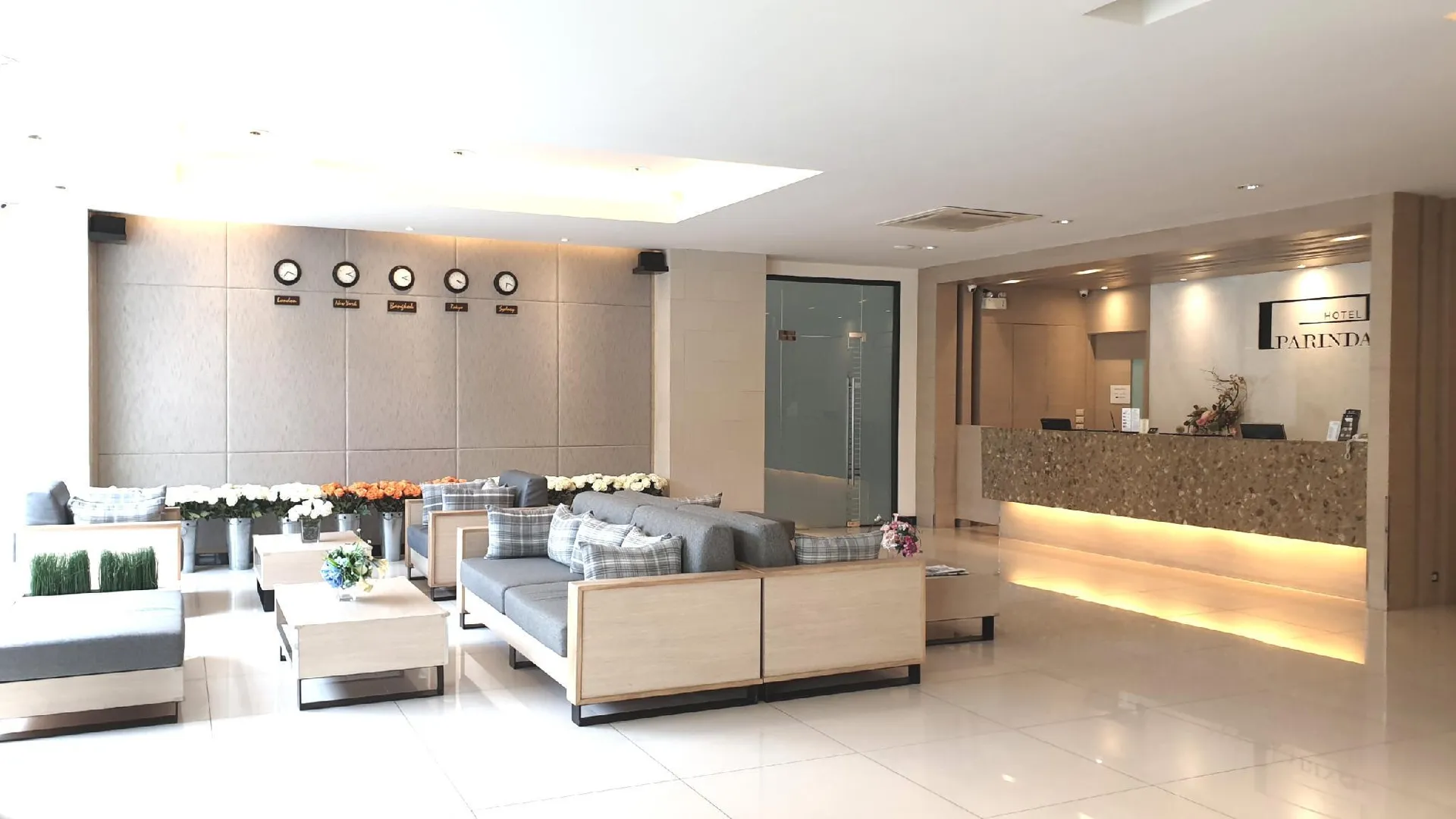 방콕 파린다 호텔 4성급 호텔 로비