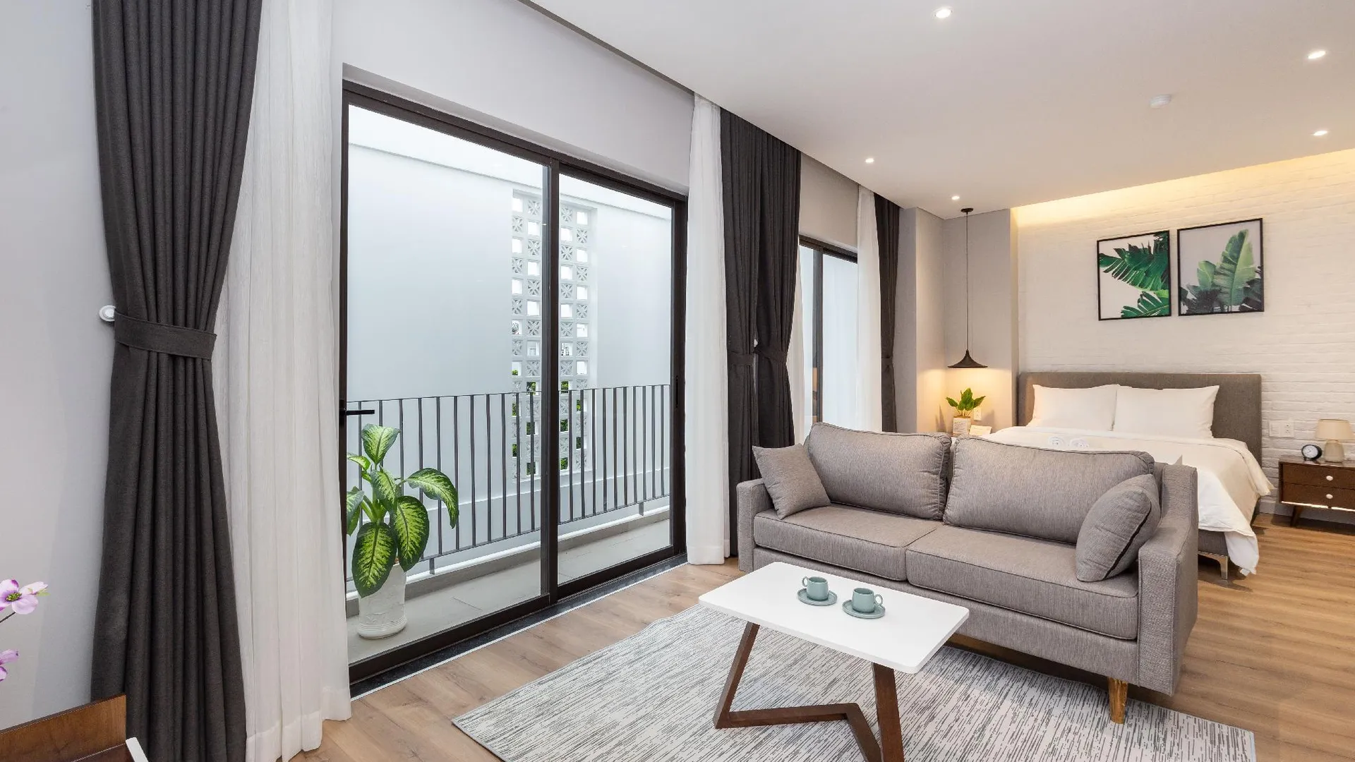 호치민 코즈룸 홈 프리미어 레지던스 4성급 게스트하우스 객실