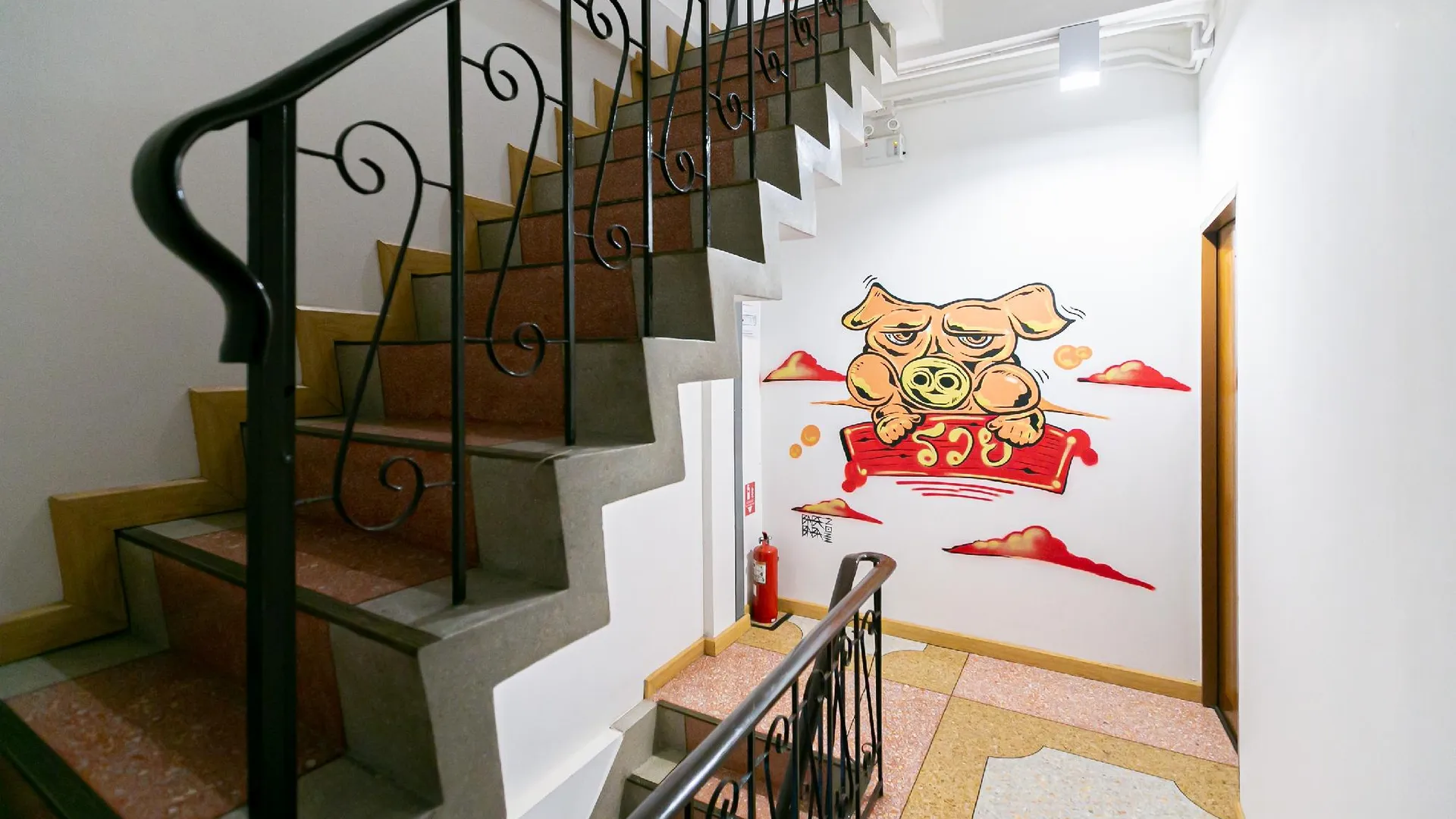 방콕 탈랏노이 페인트 하우스 3성급 호텔 외관