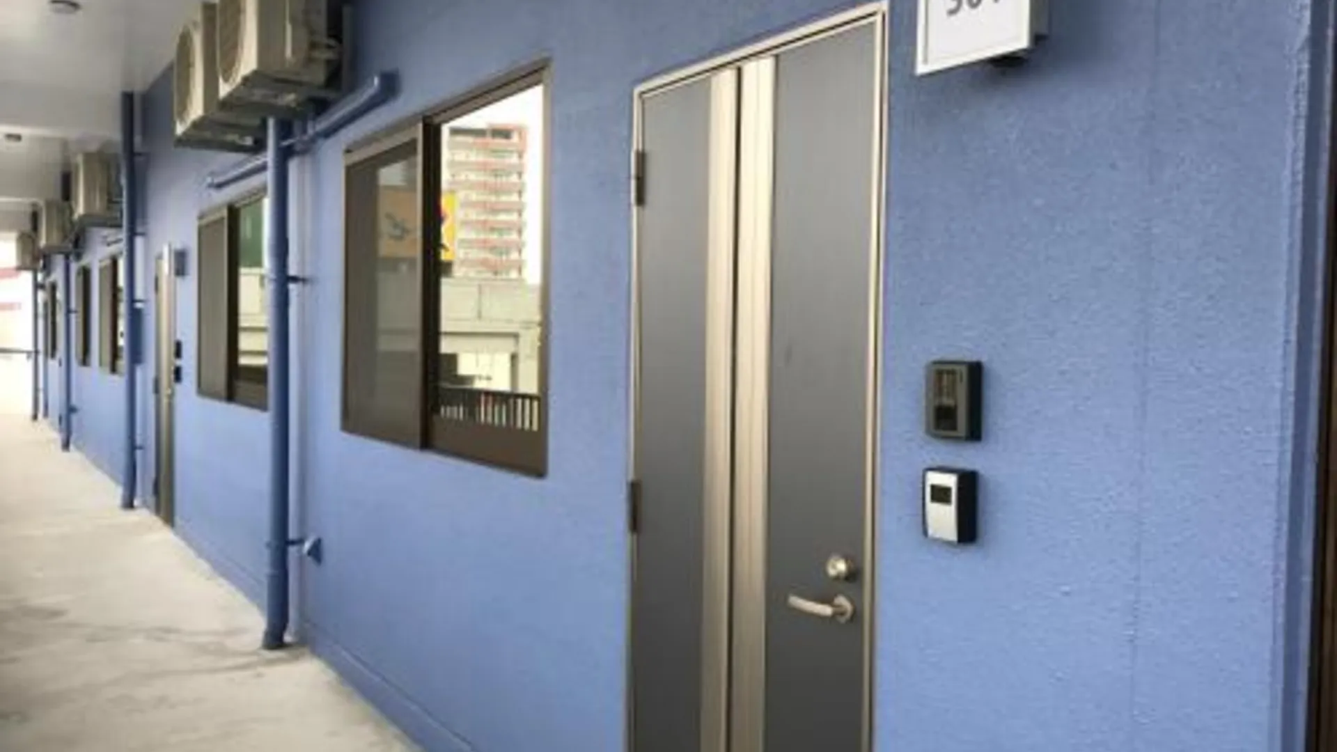 오키나와 본섬 미하막 3성급 게스트하우스 전망