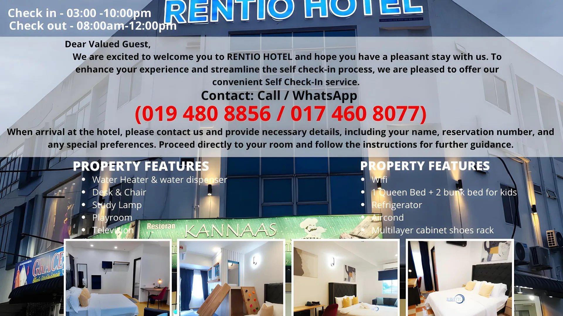 루나스 Rentio Hotel Co- Living Concepts Lunas Kulim 2성급 호텔 객실