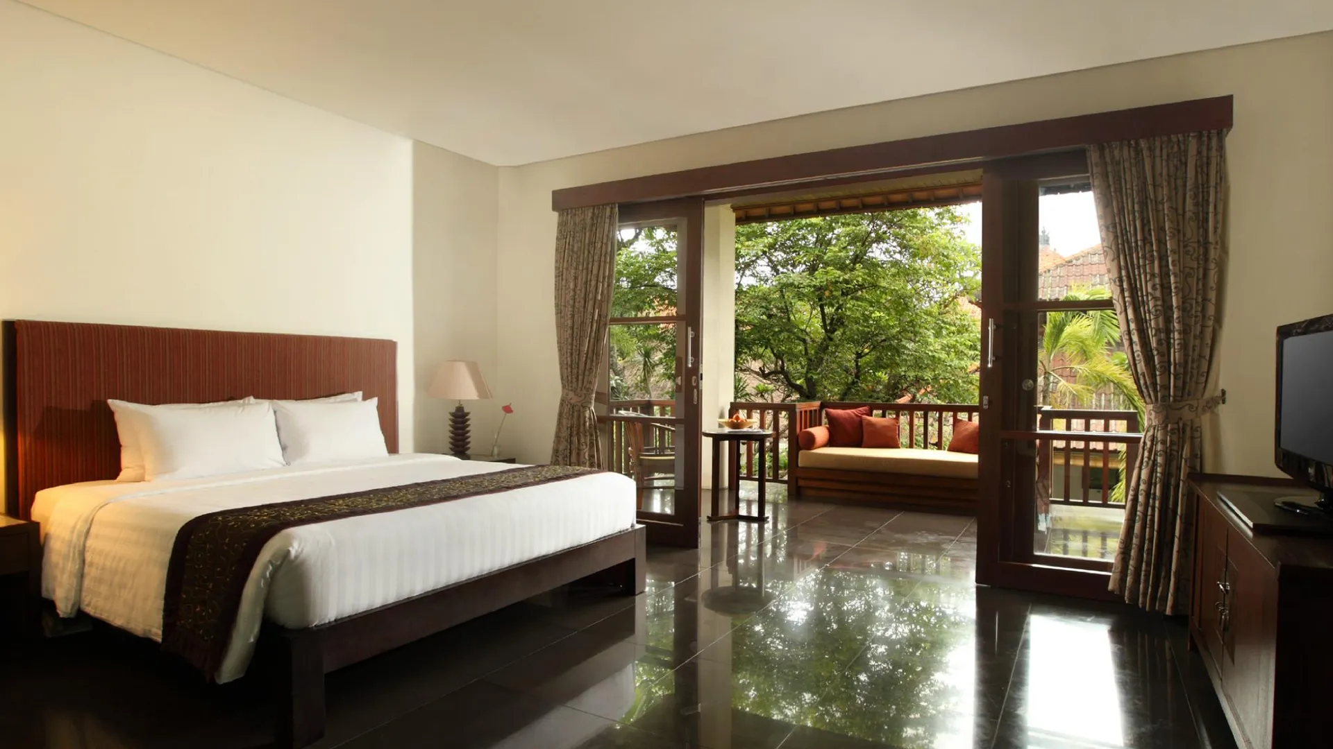 발리 기리야 산트리안 어 비치 리조트 4성급 호텔 스위트룸