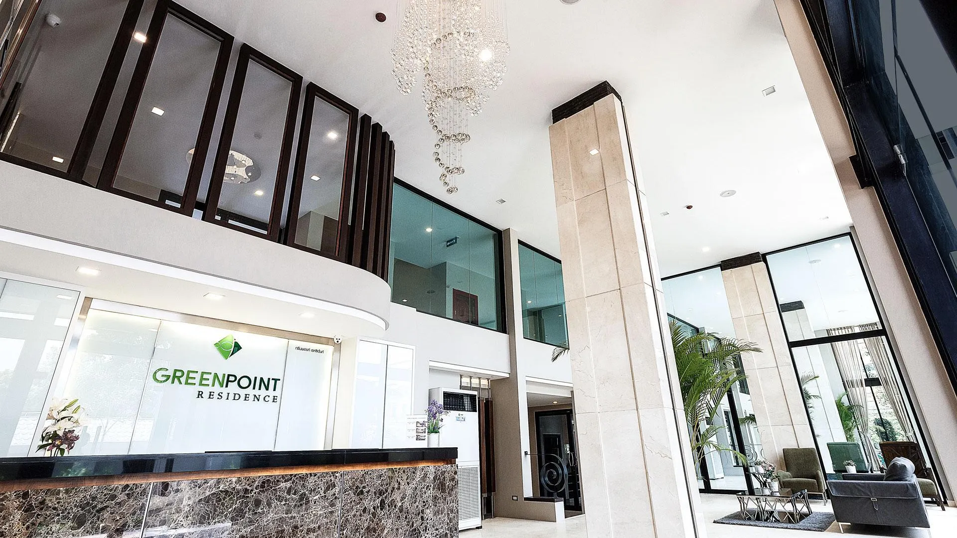 방콕 그린포인트 레지던스 3성급 호텔 스위트룸