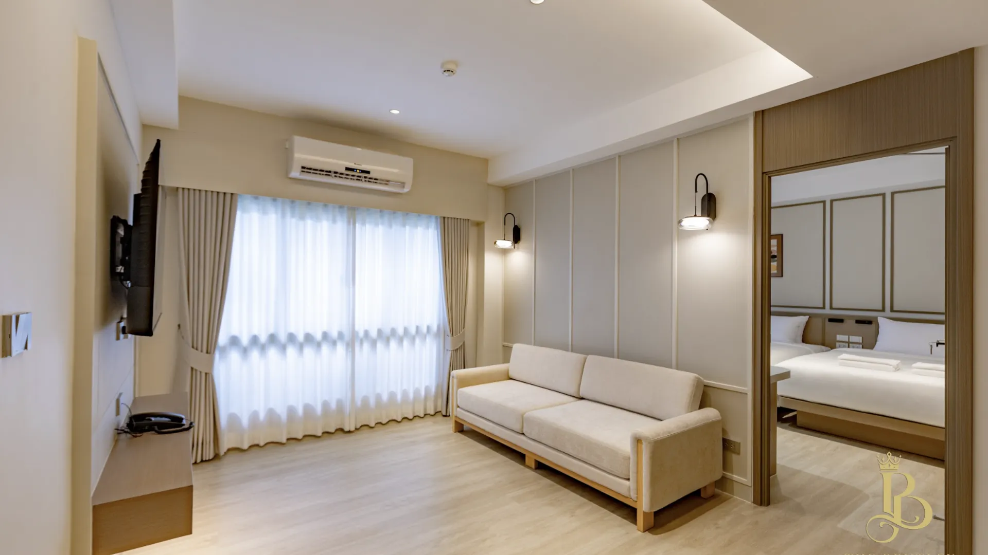 방콕 더 벤틀리 호텔 프라투남 3성급 호텔 스위트룸