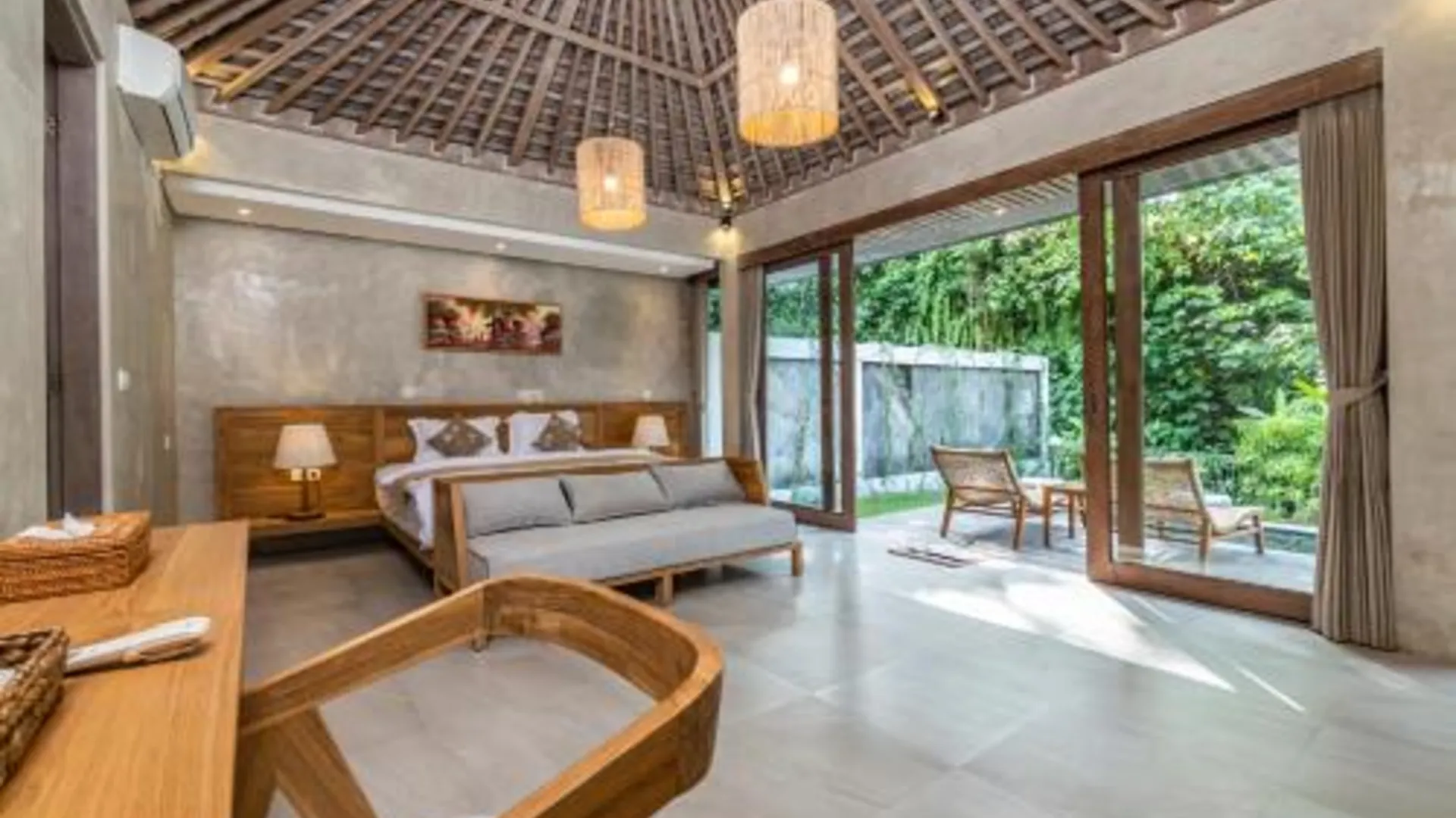 발리 Mawar villa Ubud 3성급 싱글룸 로비