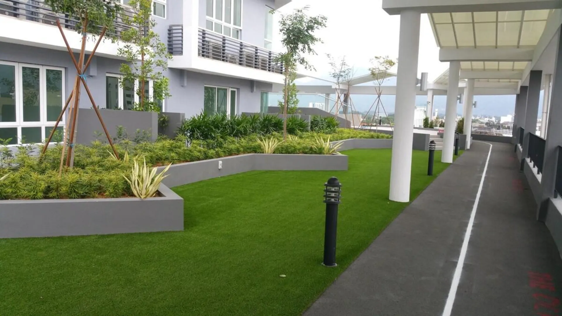 이포 캄풍 자와의 프라이빗 하우스 (800m², 침실 2개, 프라이빗 욕실 2개) 3성급 게스트하우스 전망