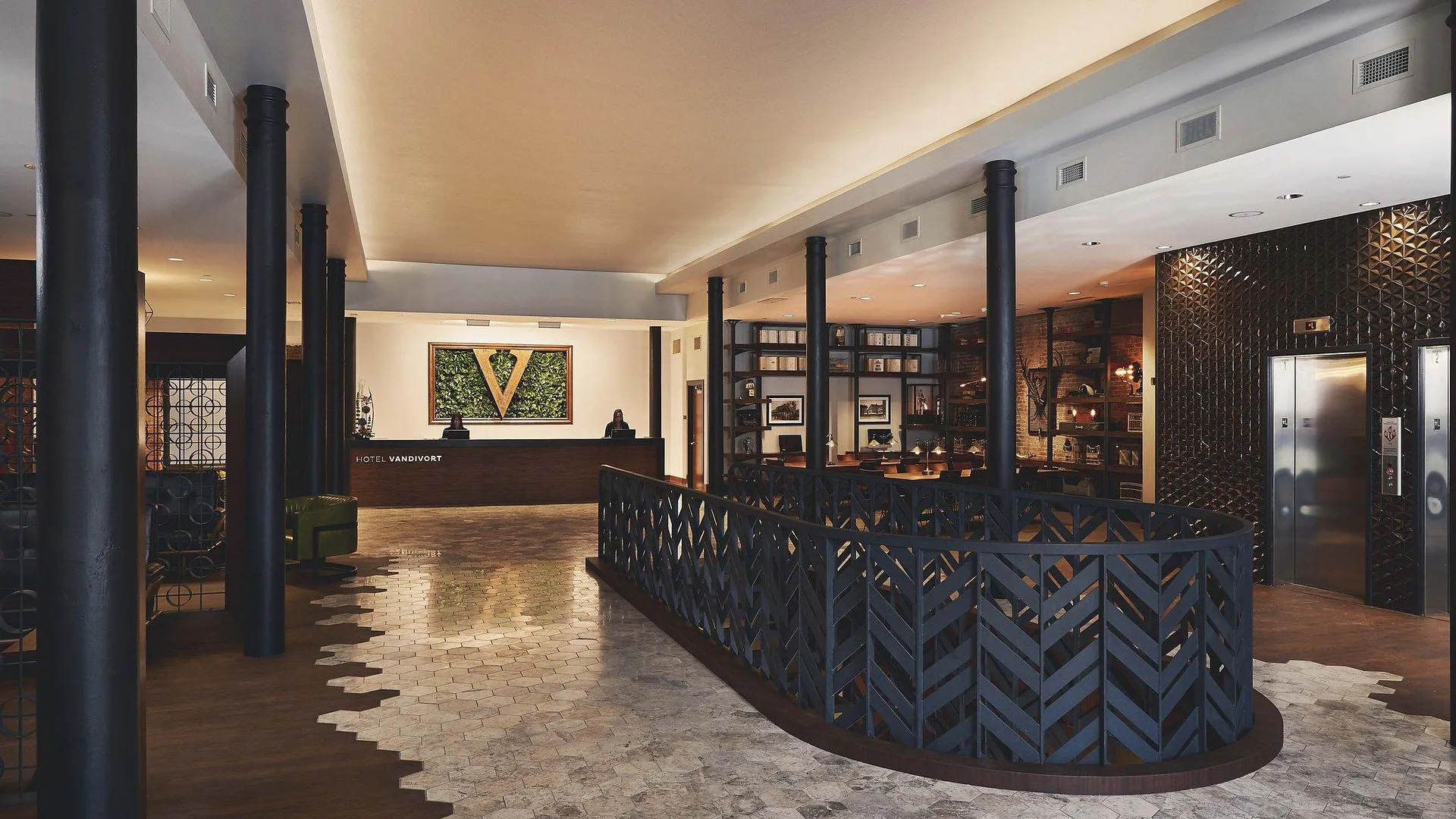 스프링필드 (MO) Hotel Vandivort 4성급 호텔 로비