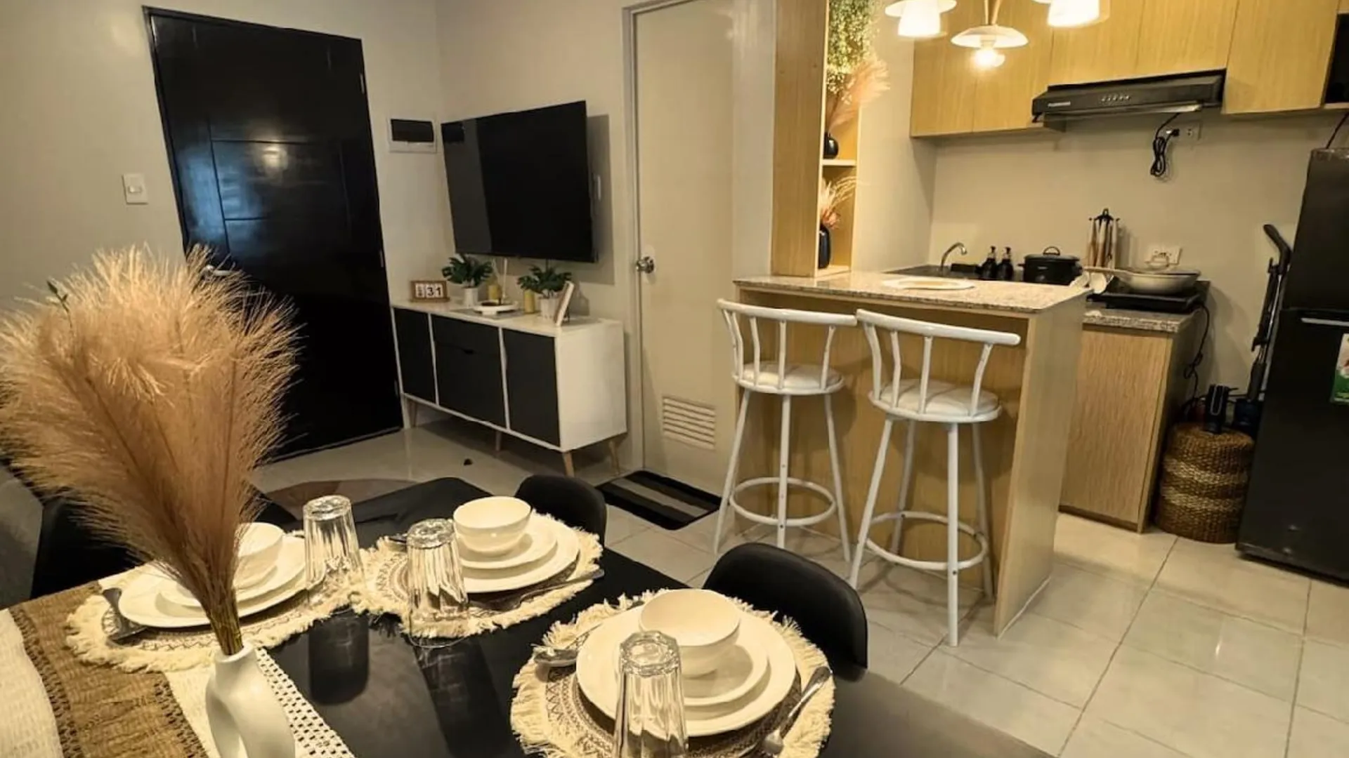 세부 카삼바간의 아파트먼트 (30.6m², 침실 2개, 프라이빗 욕실 1개) 2성급 싱글룸 수영장