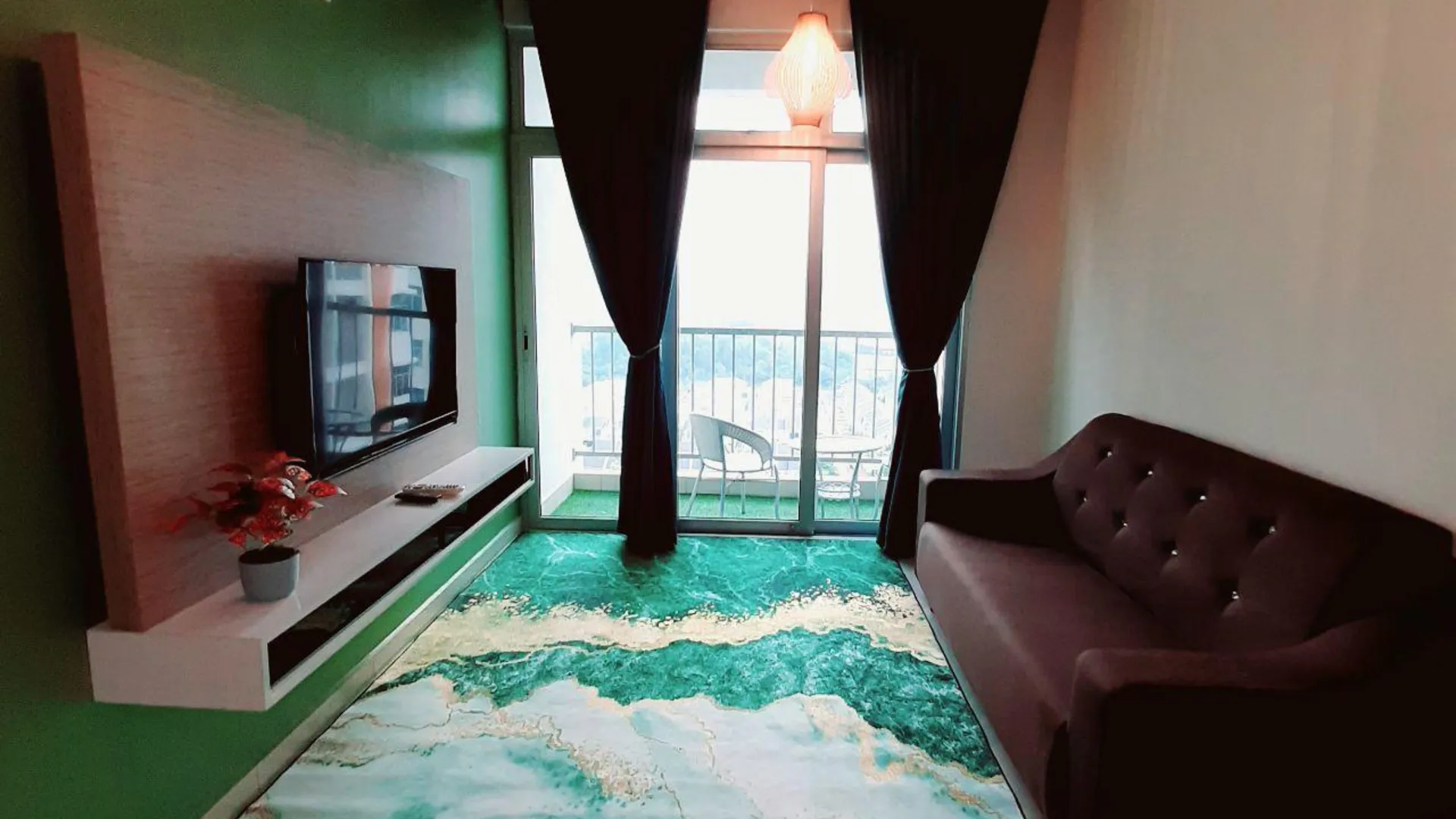 이포 캄퐁 울루 세포르의 아파트먼트 (346m², 침실 3개, 프라이빗 욕실 2개) 4성급 싱글룸 스위트룸