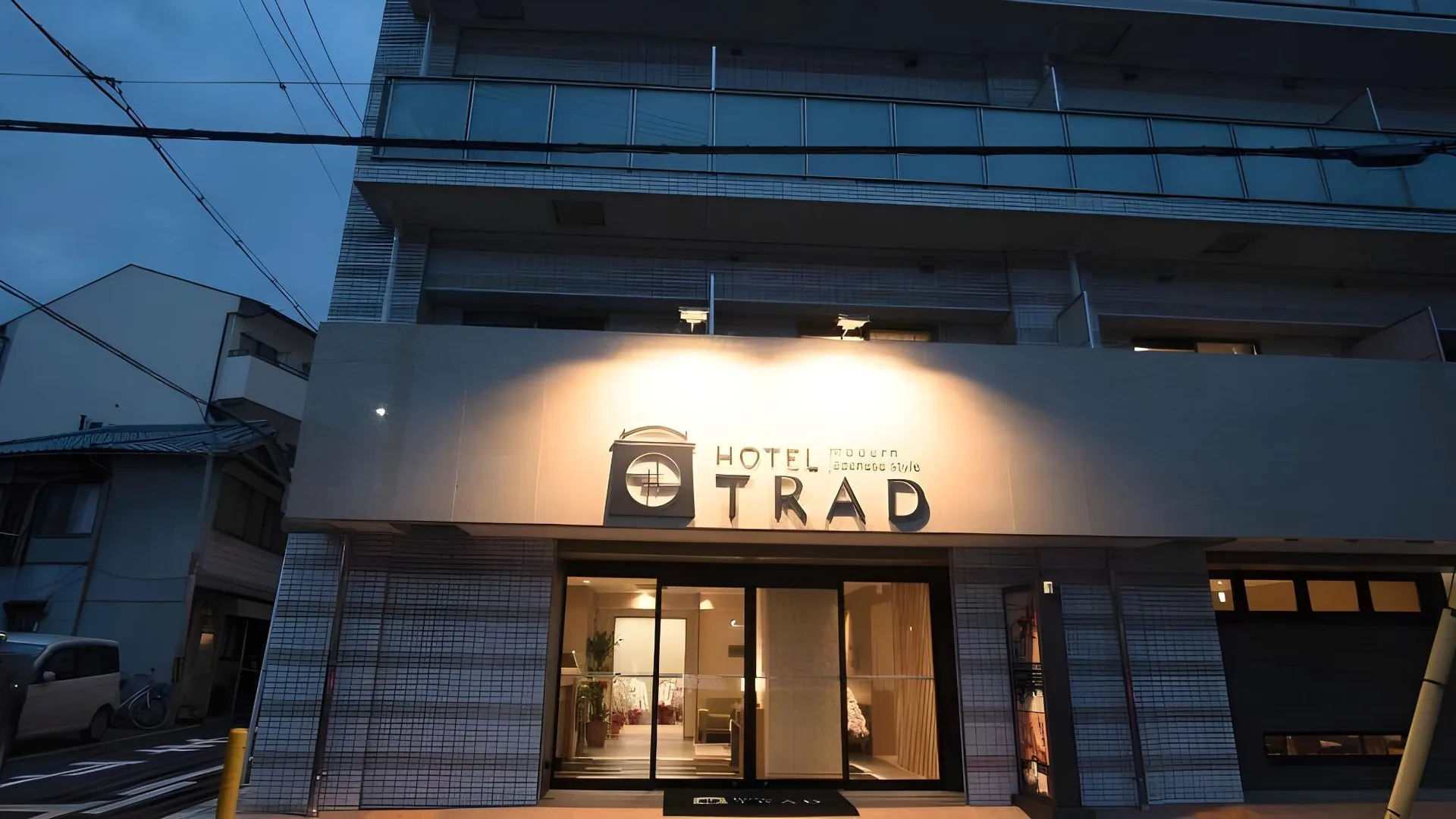 오사카 호텔 트래드 2성급 호텔 전망