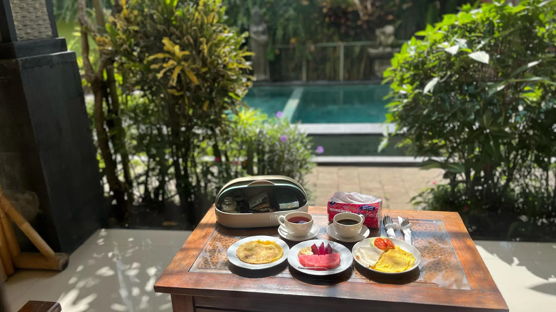 발리 아리아르타 홈스테이 3성급 게스트하우스 수영장