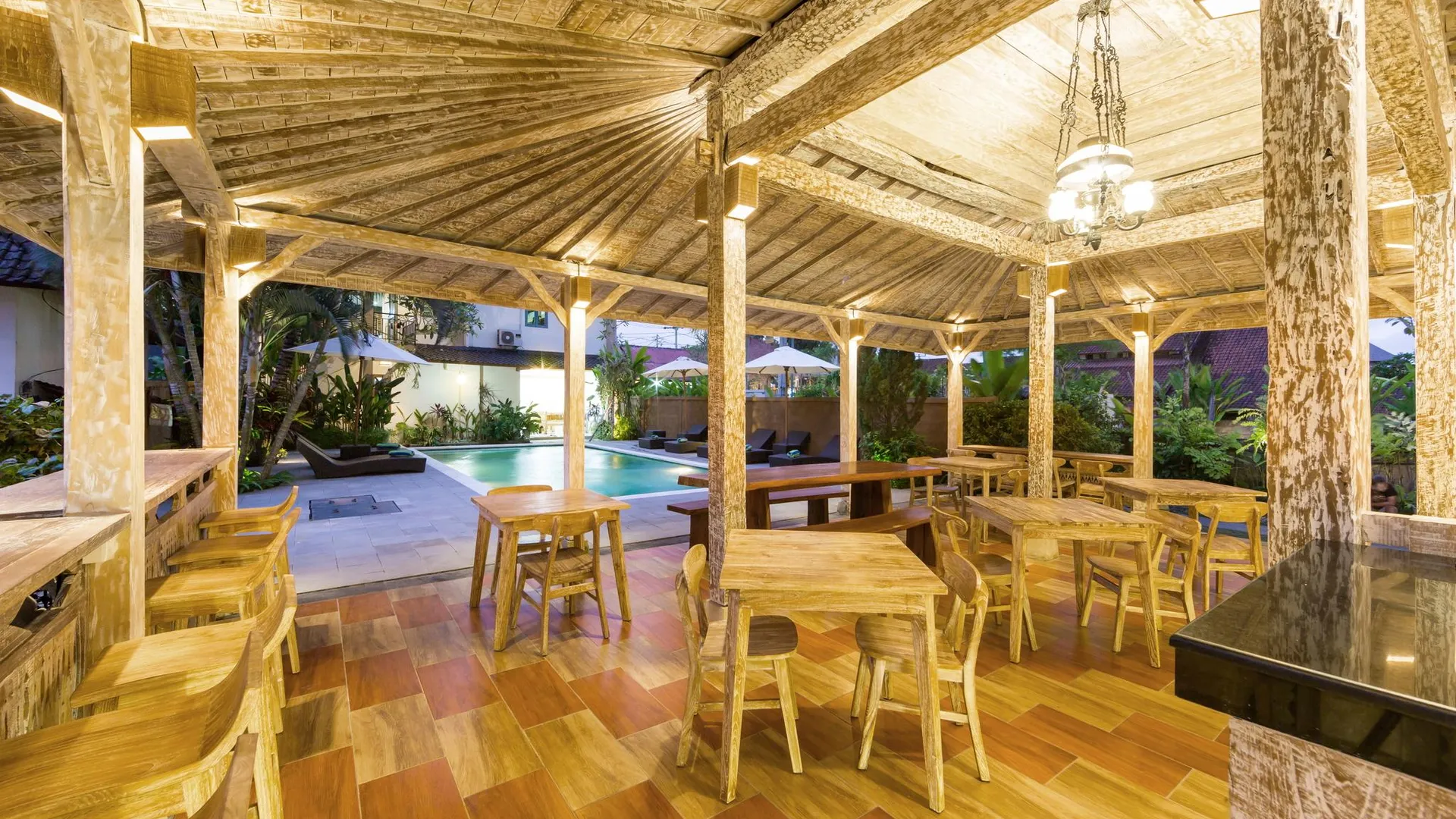 발리 알람디니 리조트 우붓 3성급 호텔 수영장