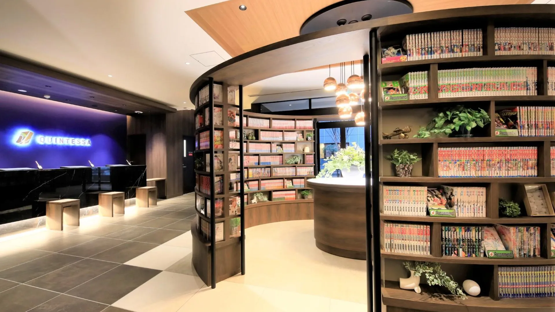 후쿠오카 퀸테사 호텔 후쿠오카 텐진 코믹 앤 북 4성급 호텔 객실