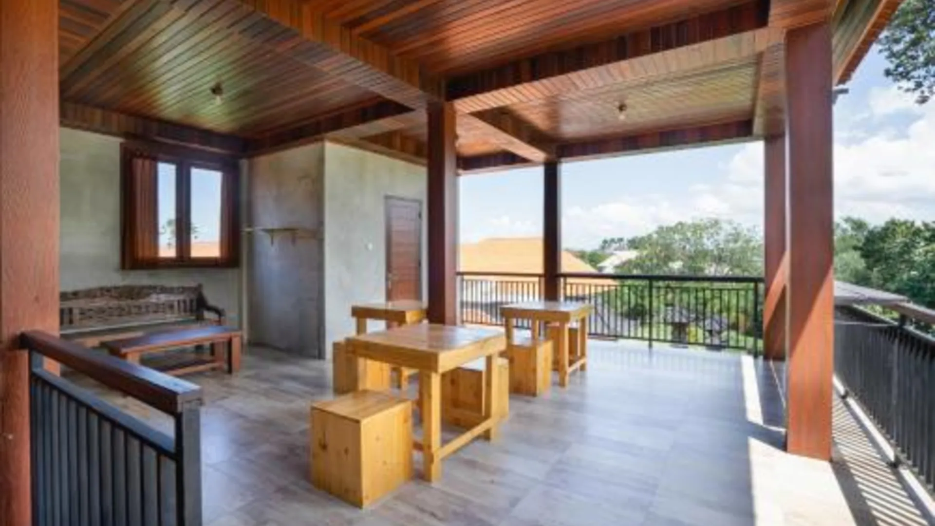 발리 K Hostel Seminyak 호텔 레스토랑