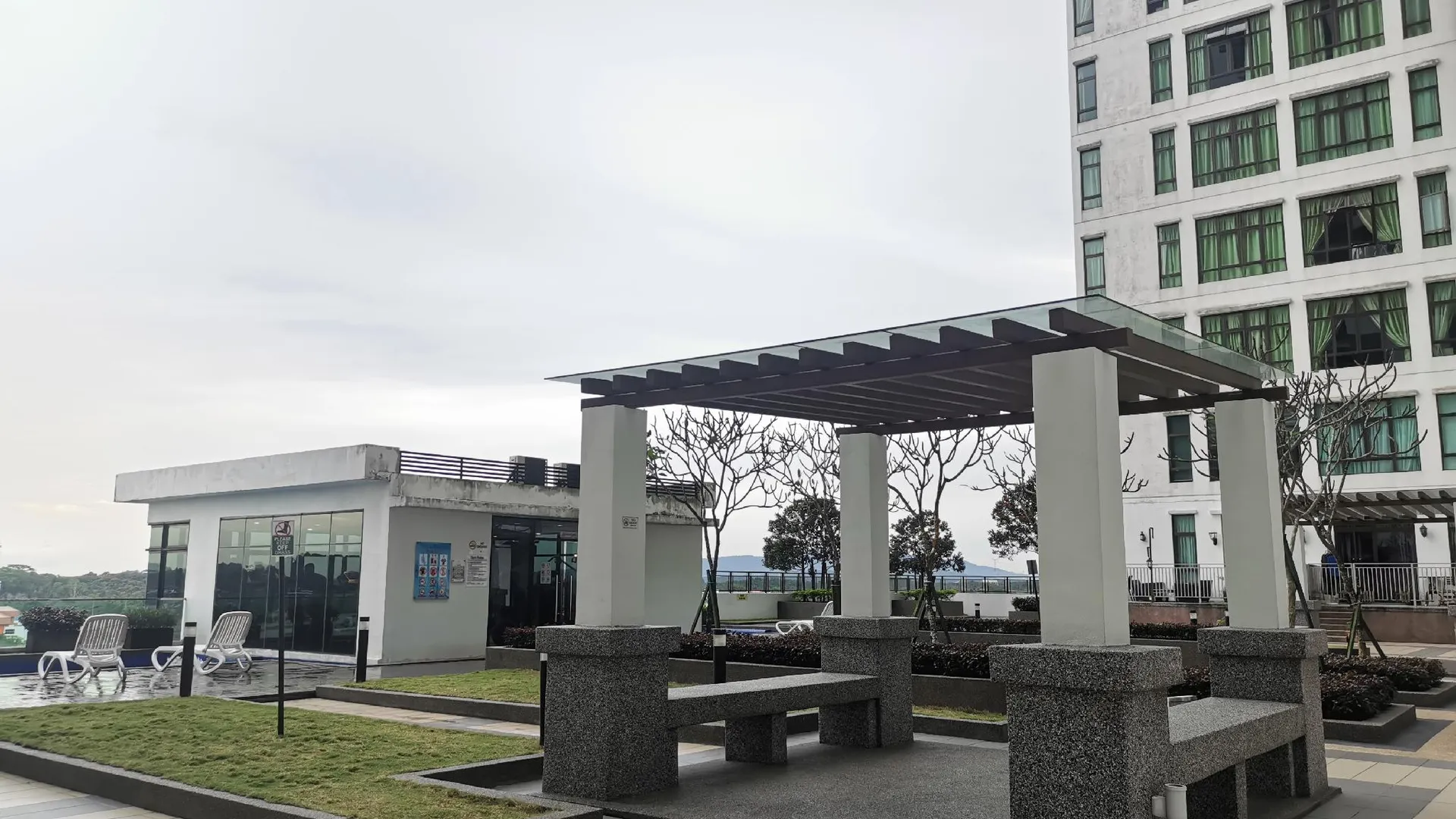 조호바루 / 조호르바루 캠바스의 아파트먼트 (904m², 침실 3개, 프라이빗 욕실 2개) 3성급 싱글룸 수영장